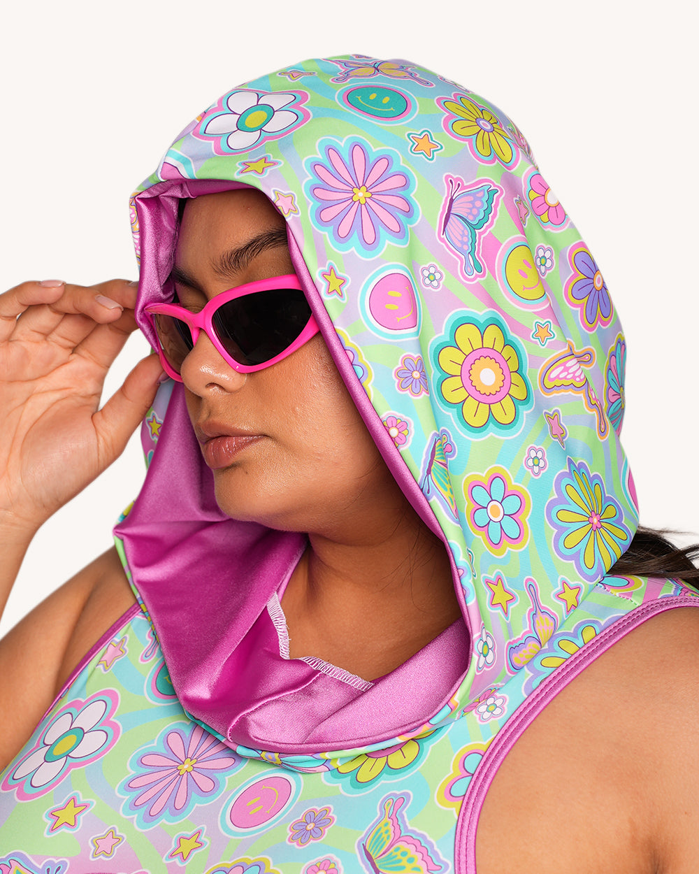 Rolita Couture x iHR Groove Garden Hood - Image 1