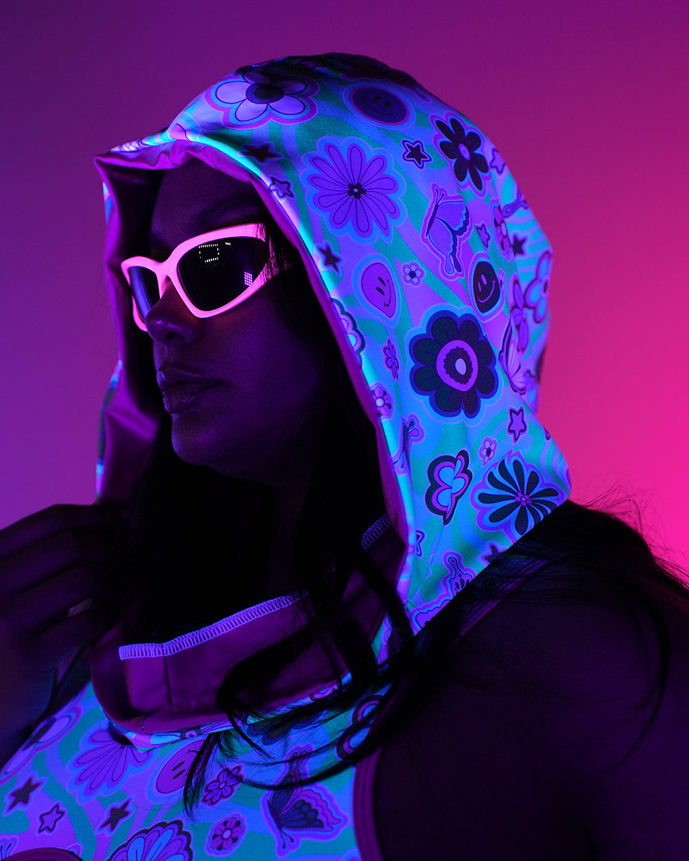 Rolita Couture x iHR Groove Garden Hood - Image 35297466384567