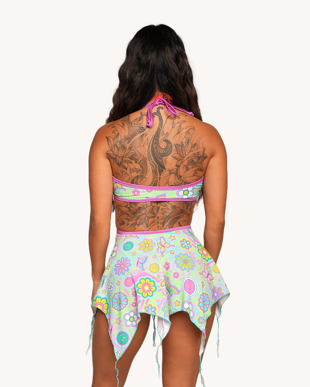 Rolita Couture x iHR Groove Garden Pixie Baby Doll Dress - Image 35297396031671