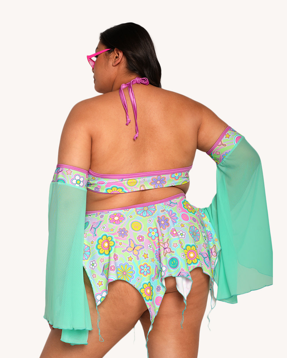 Rolita Couture x iHR Groove Garden Pixie Baby Doll Dress - Image 6