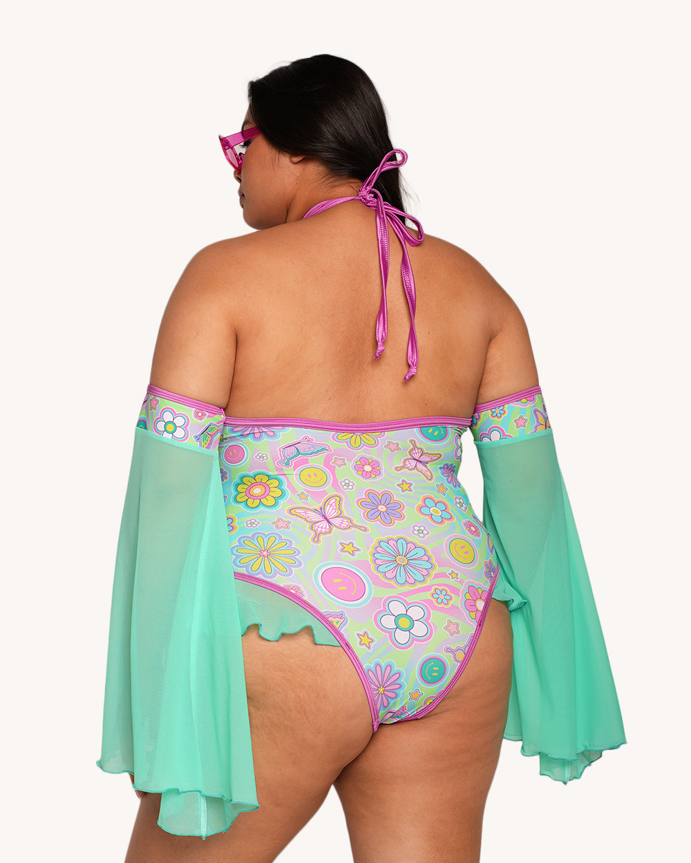 Rolita Couture x iHR Groove Garden Ruffle Bodysuit - Image 6