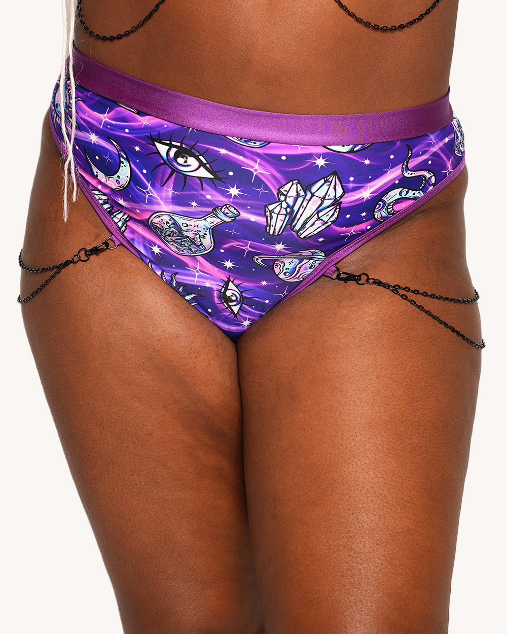 Rolita Couture x iHR Metaphysical Mami Bootylicious Chain Bottoms - Image 4