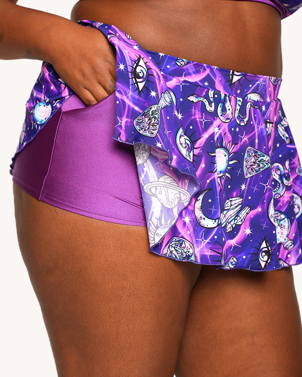 Rolita Couture x iHR Metaphysical Mami Micro Skort - Image 6