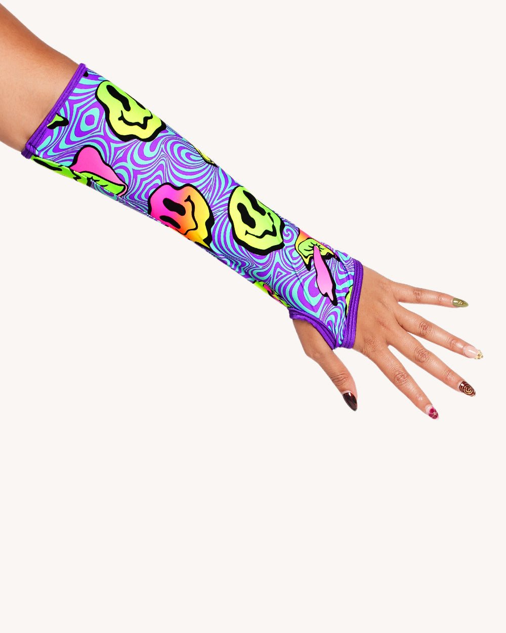 Rolita Couture x iHR Shroomface Arm Gloves - Image 36344690475191