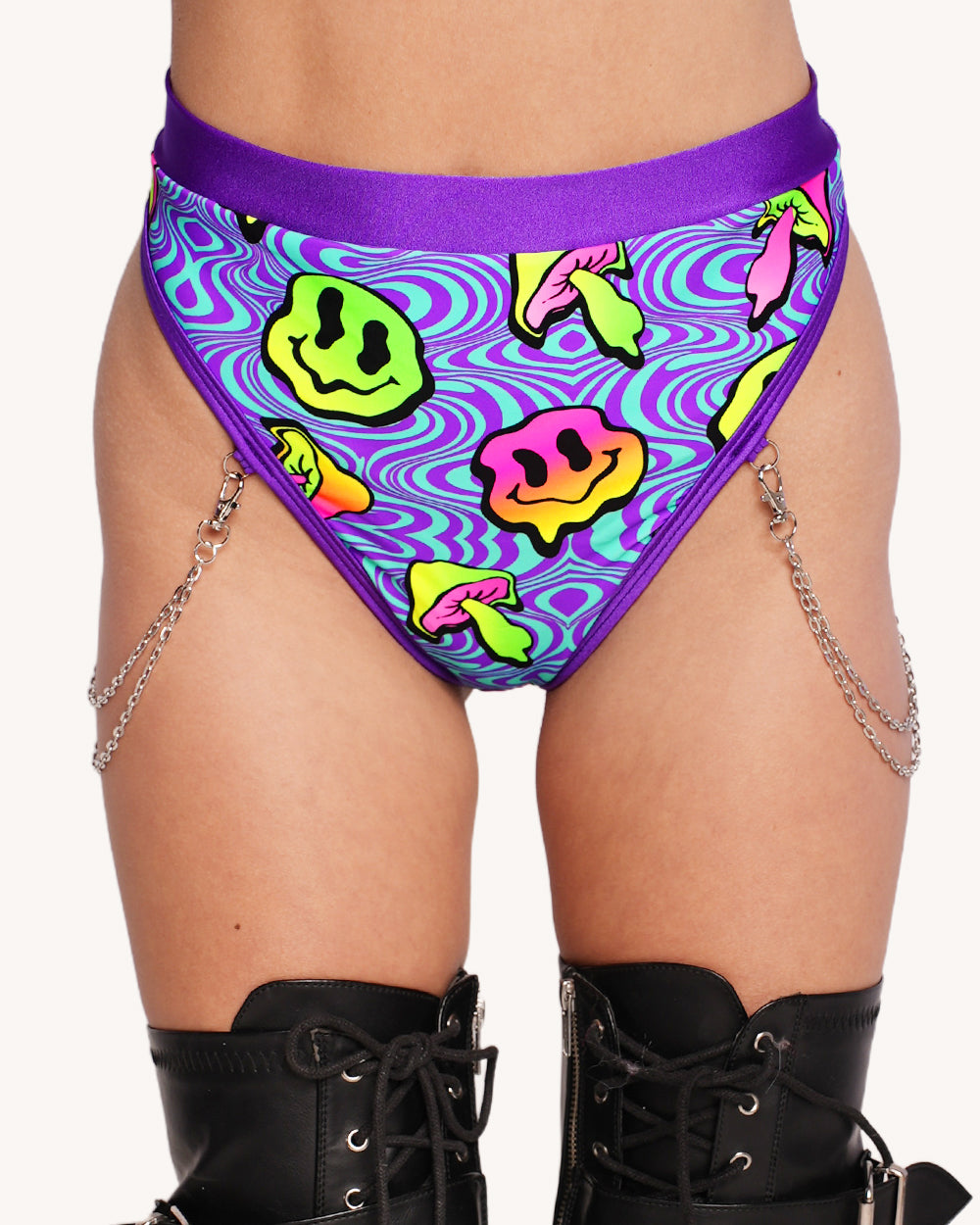 Rolita Couture x iHR Shroomface Bootylicious Chain Bottoms - Image 36344692703415