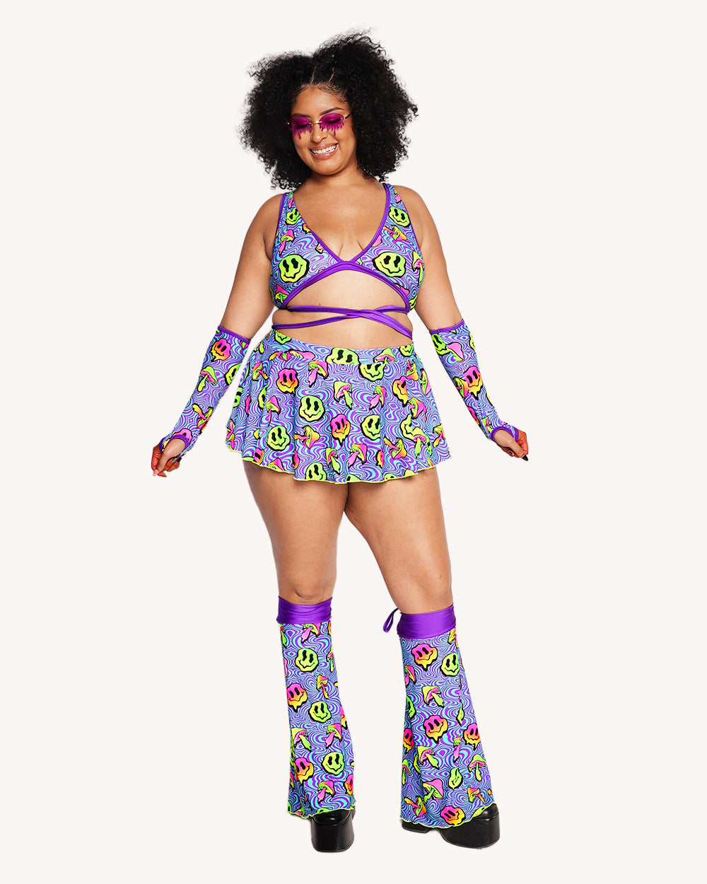 Rolita Couture x iHR Shroomface Micro Skort - Image 7