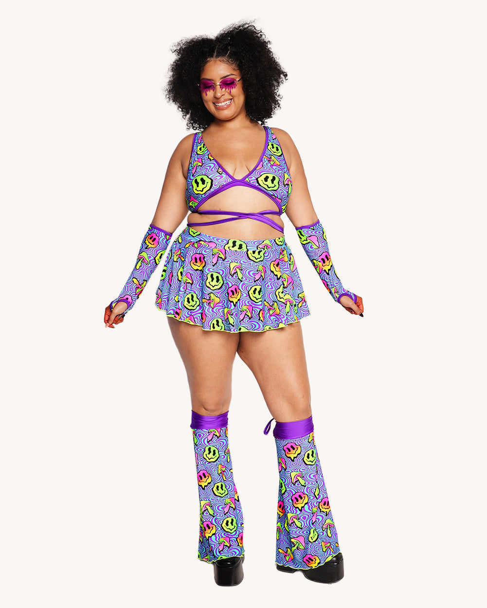 Rolita Couture x iHR Shroomface Micro Skort - Image 36361039118519