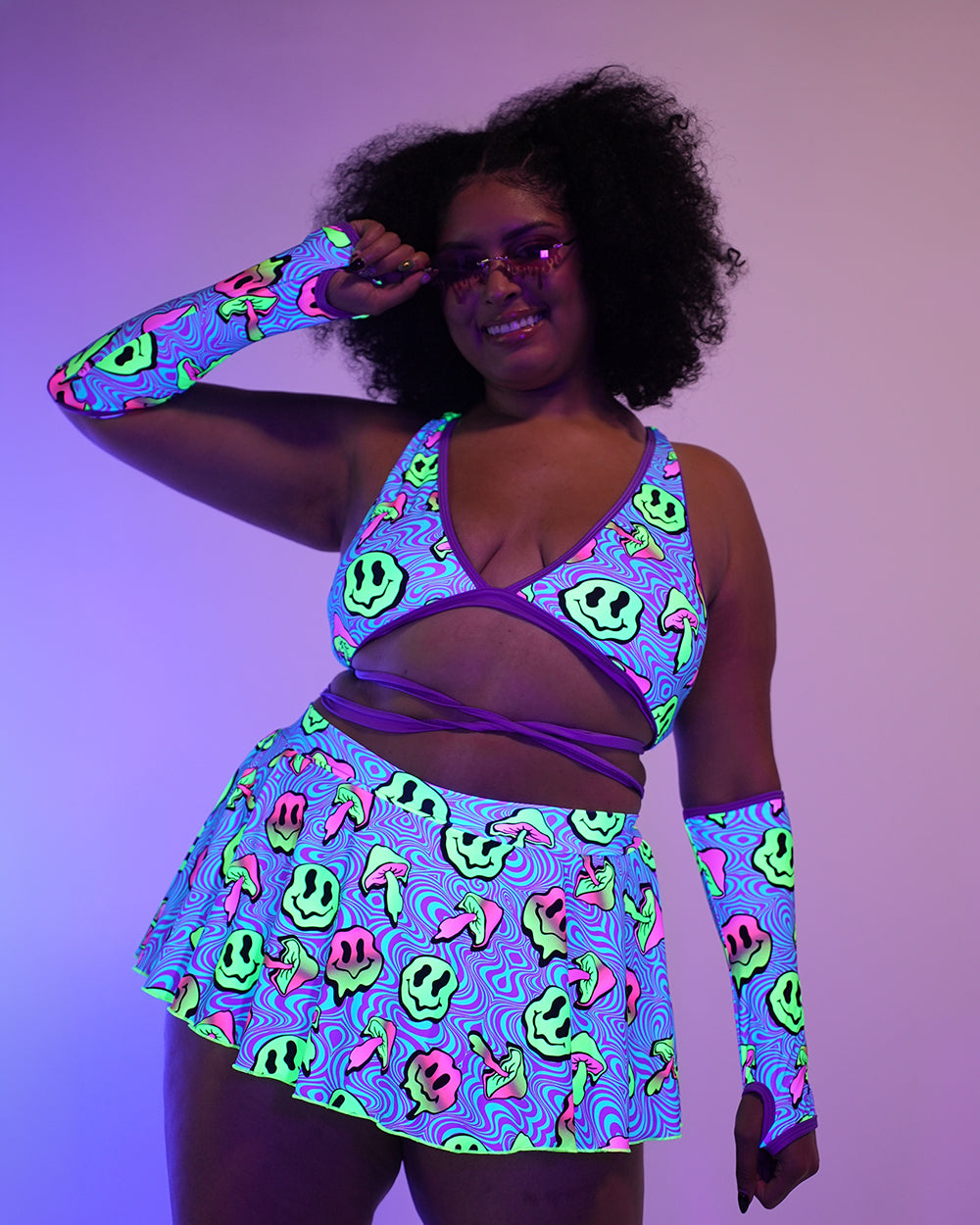 Rolita Couture x iHR Shroomface Cross Back Top - Image 6