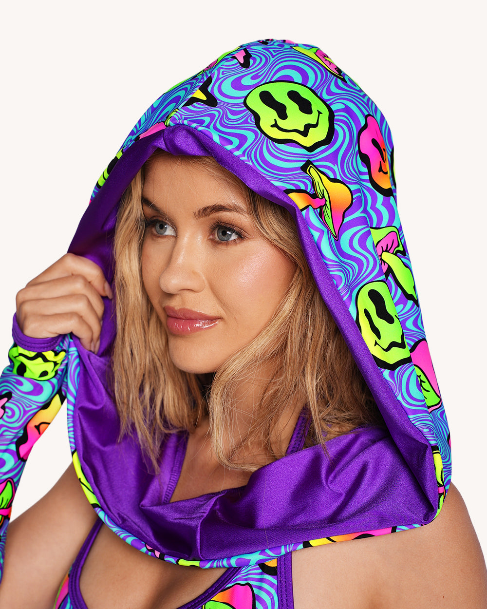Rolita Couture x iHR Shroomface Hood - Image 1