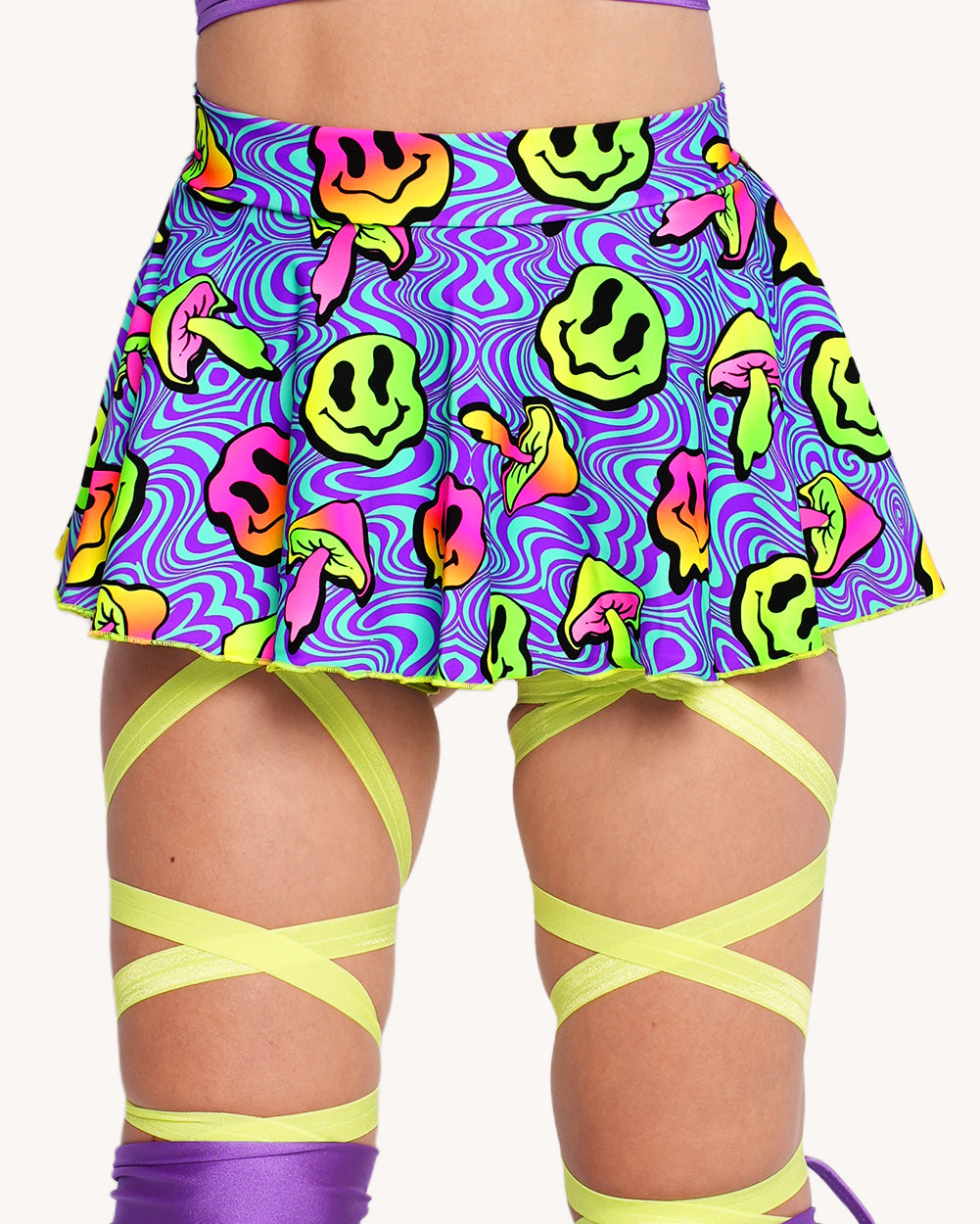 Rolita Couture x iHR Shroomface Micro Skort - Image 36344731566263
