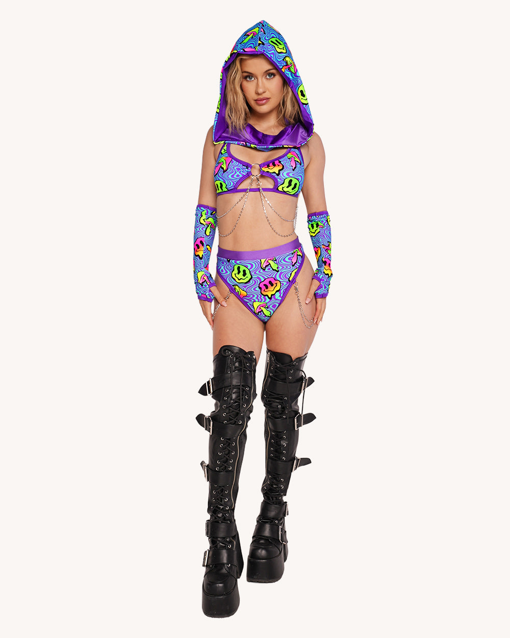Rolita Couture x iHR Shroomface Bootylicious Chain Bottoms - Image 3