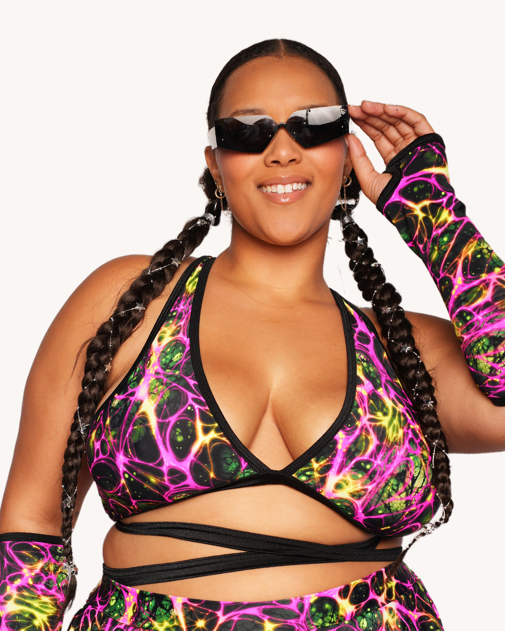 Rolita Couture x iHR Venom Cross Back Top - Image 37652634501303