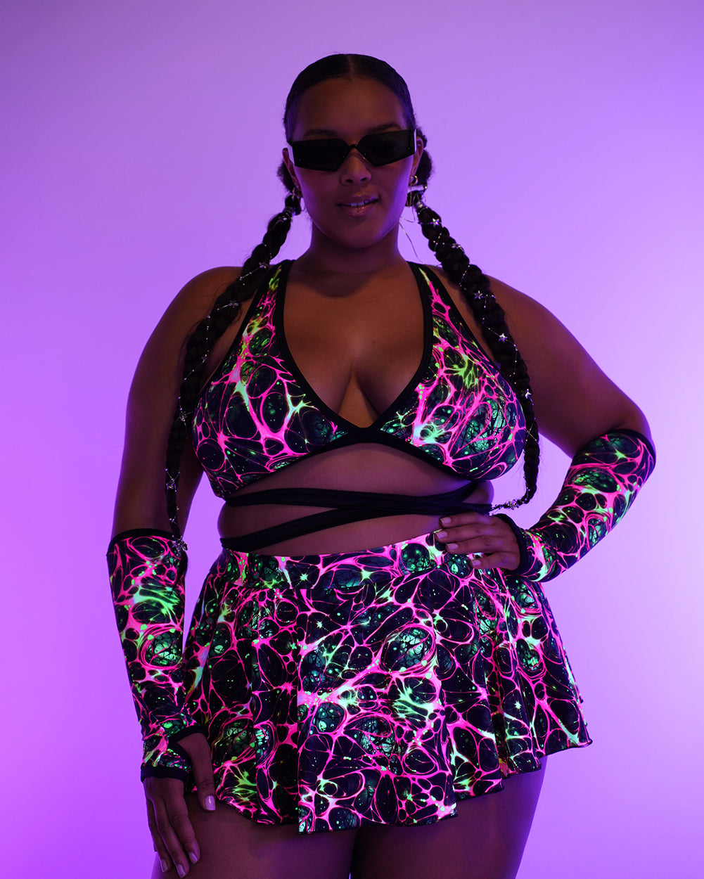 Rolita Couture x iHR Venom Cross Back Top - Image 37652634599607
