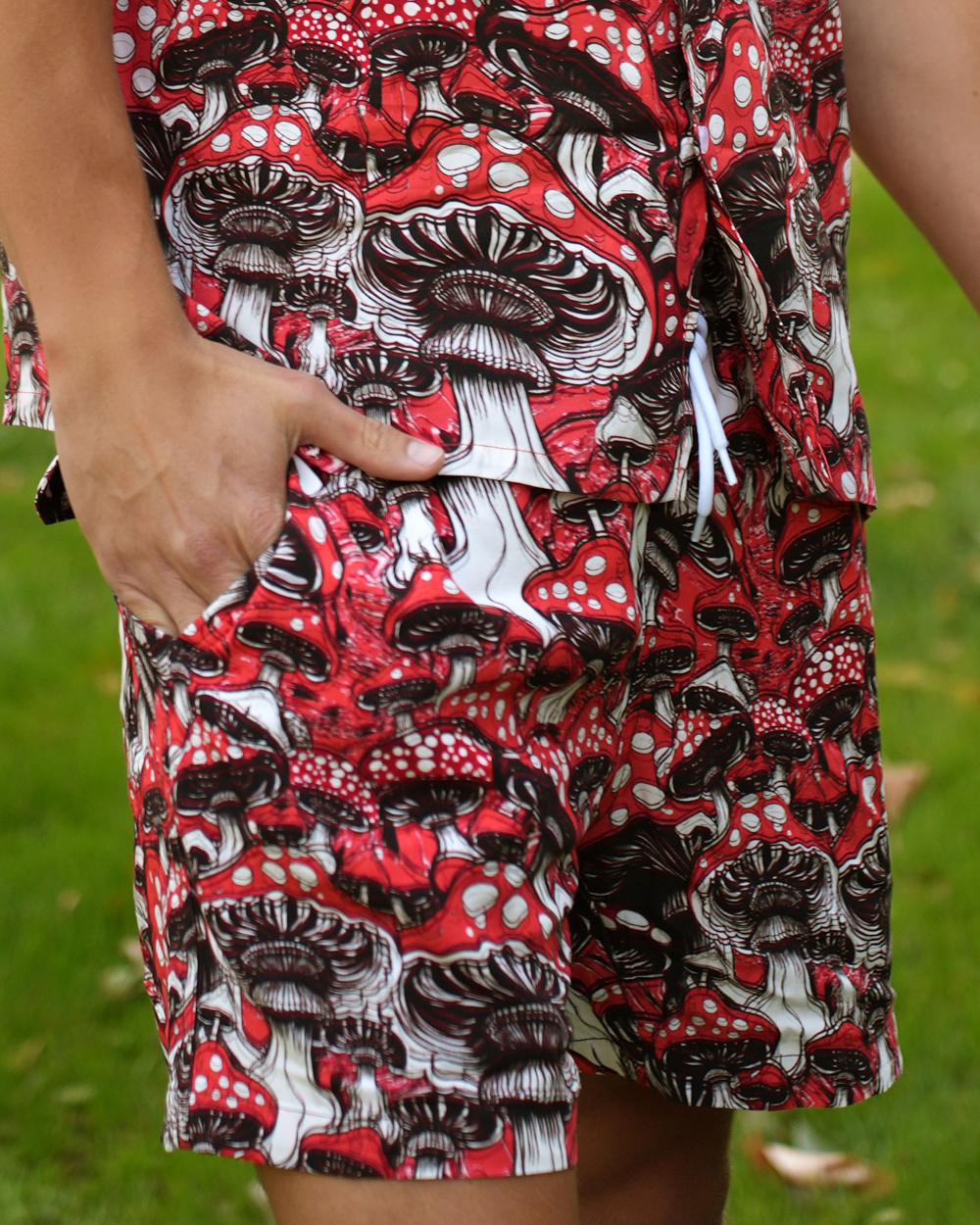 Secret of Life Mushroom Camp Shorts-Men