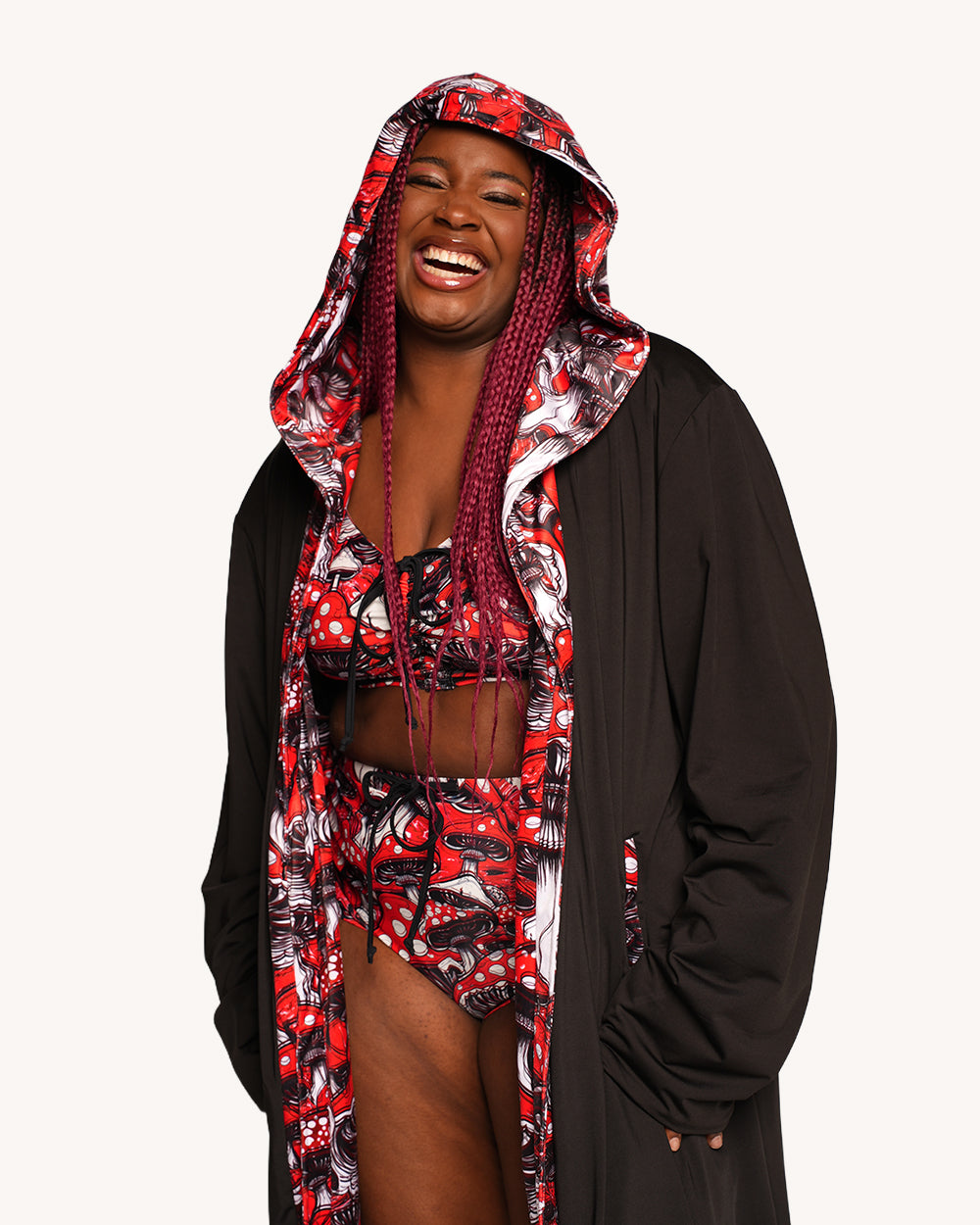 Secret of Life Mushroom Cloak with Hood - Image 6