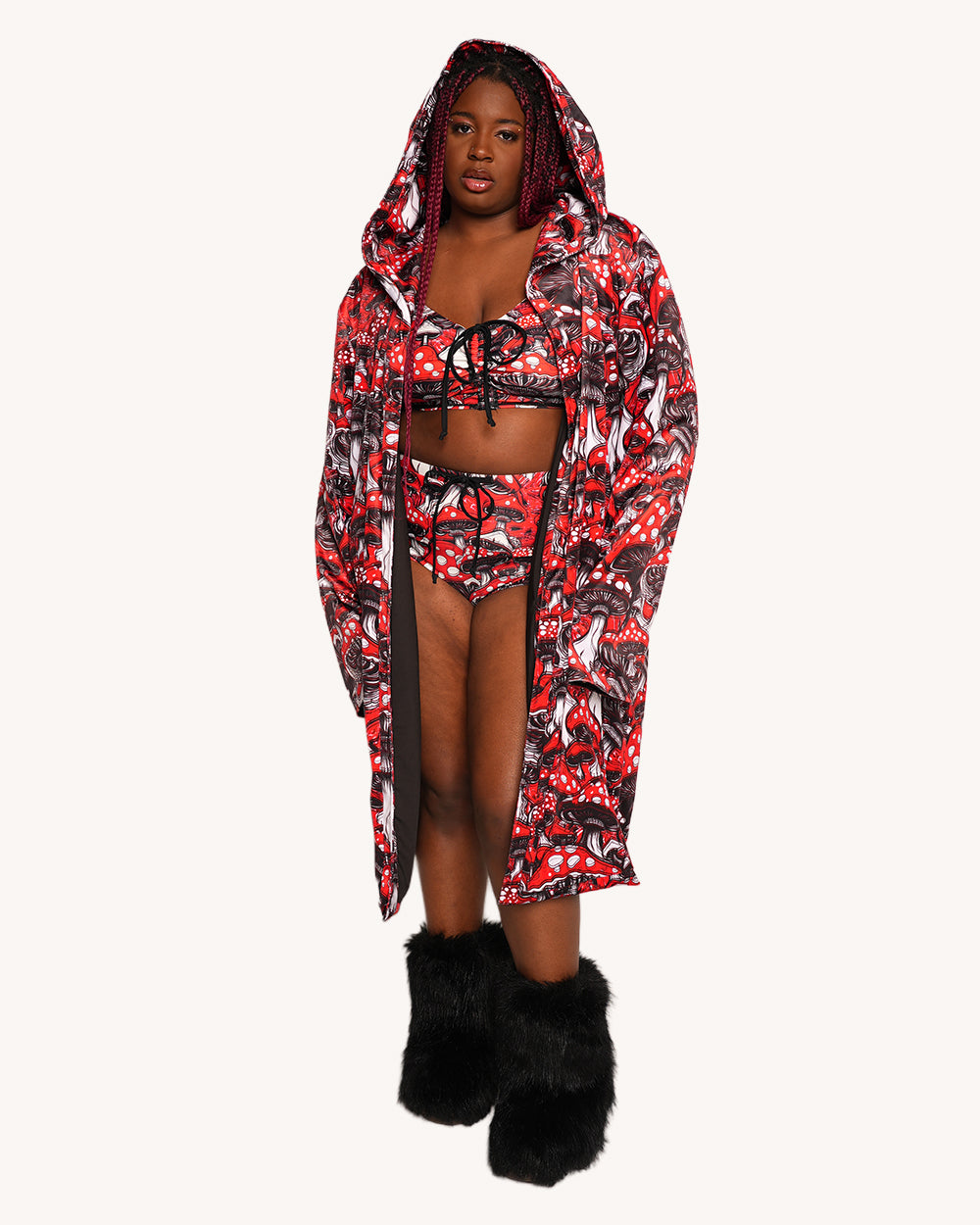 Secret of Life Mushroom Cloak with Hood - Image 5