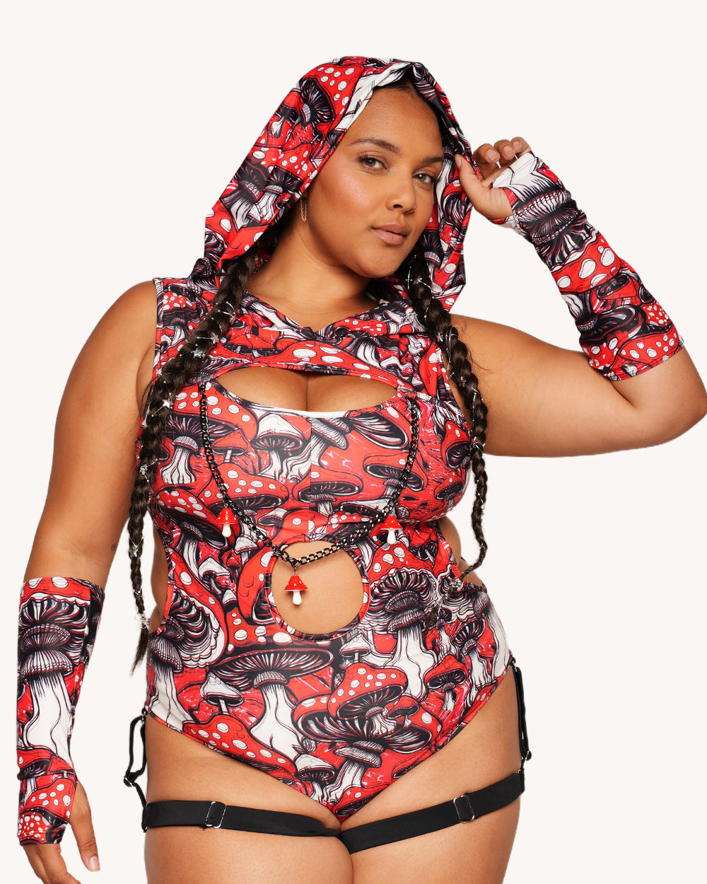 Secret Life of Mushroom Bodysuit and Sleeves Set - Image 5