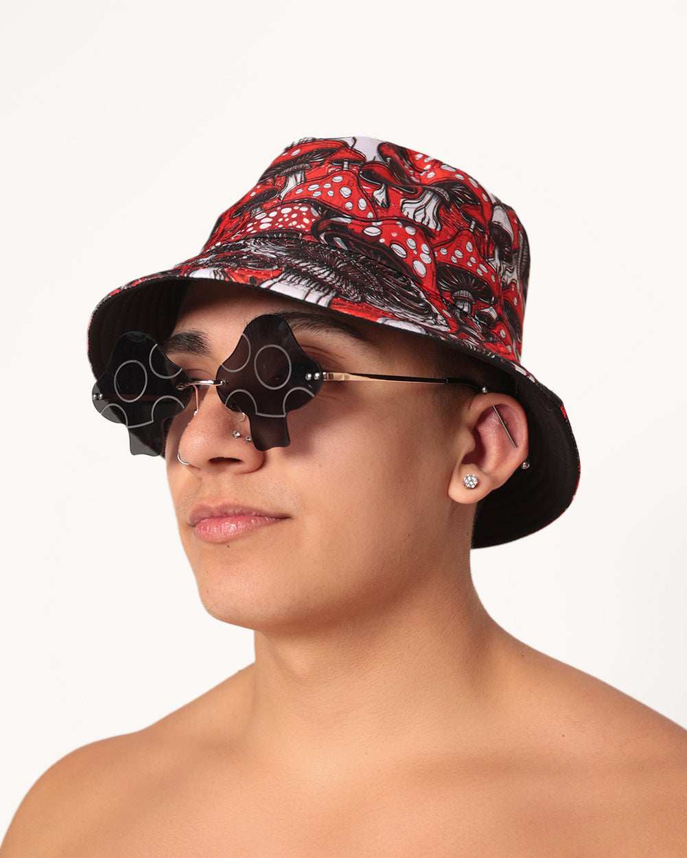 Secret Life of Mushroom Reversible Bucket Hat - Image 31905106460855