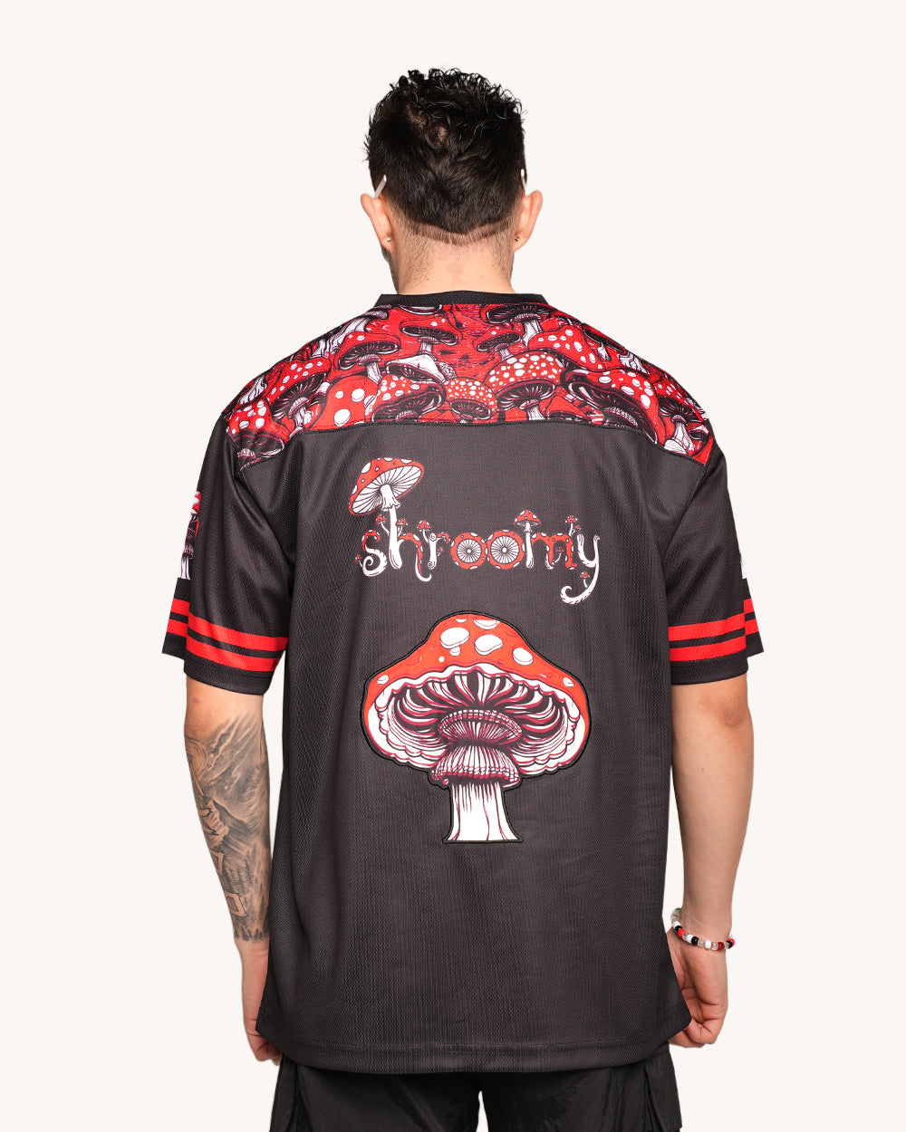 Secret of Life Mushroom Football Jersey-Men