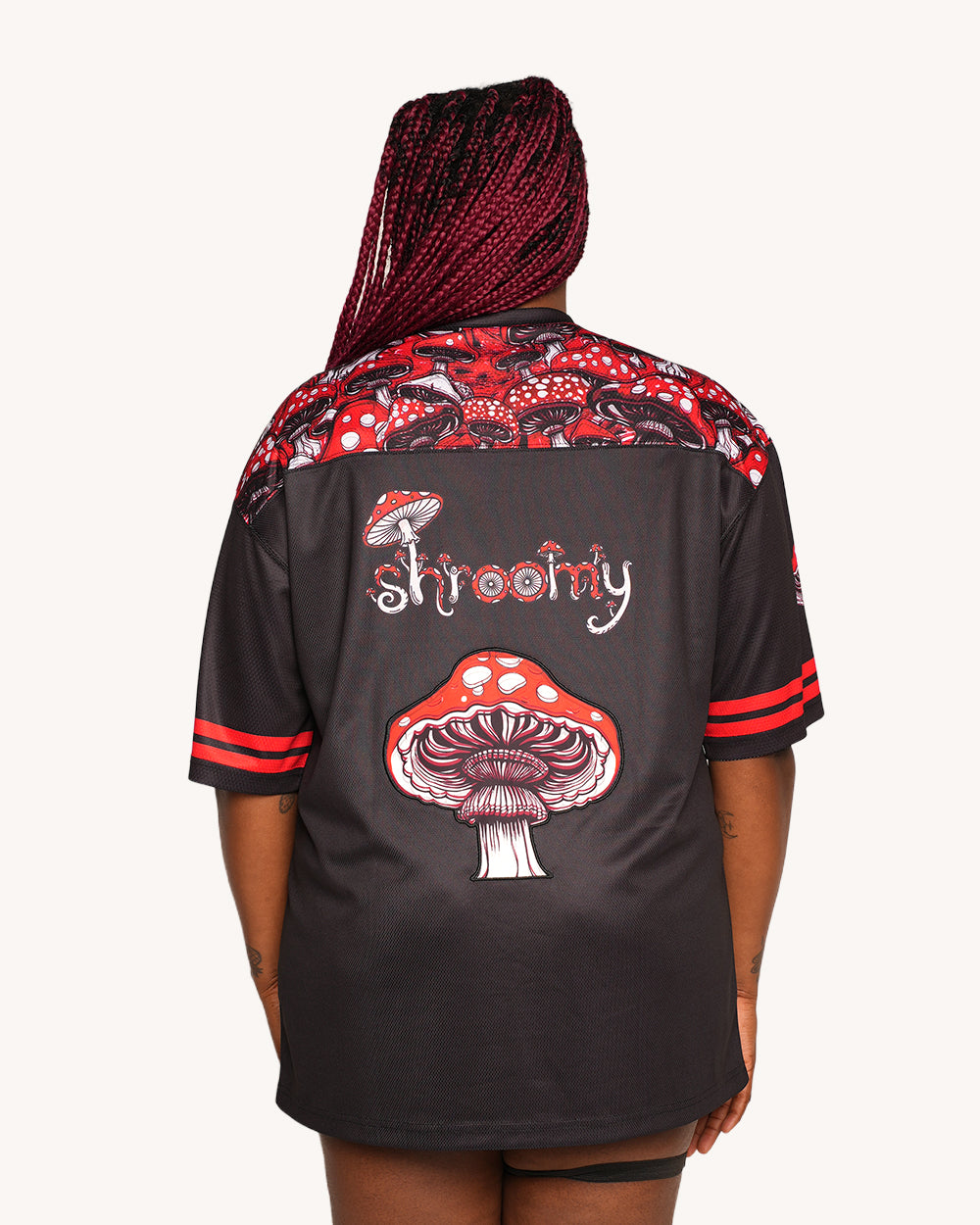 Secret of Life Mushroom Football Jersey - Image 10