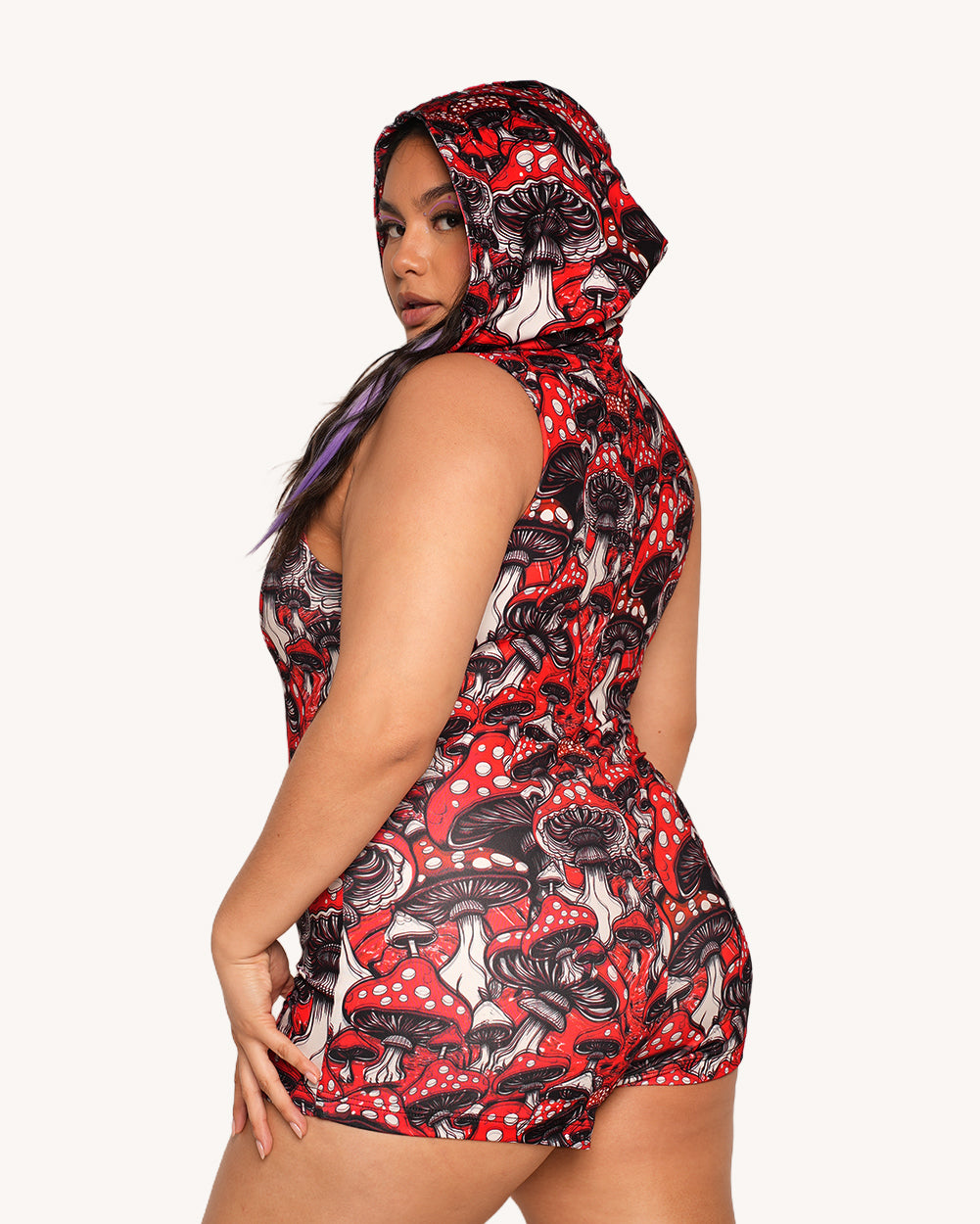 Secret of Life Mushroom Hooded Romper - Image 34781566763191