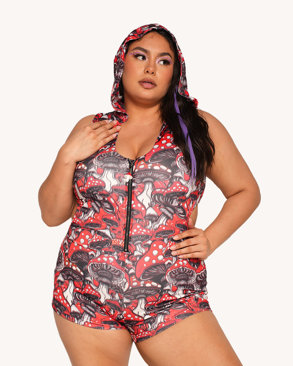 Secret of Life Mushroom Hooded Romper - Image 3