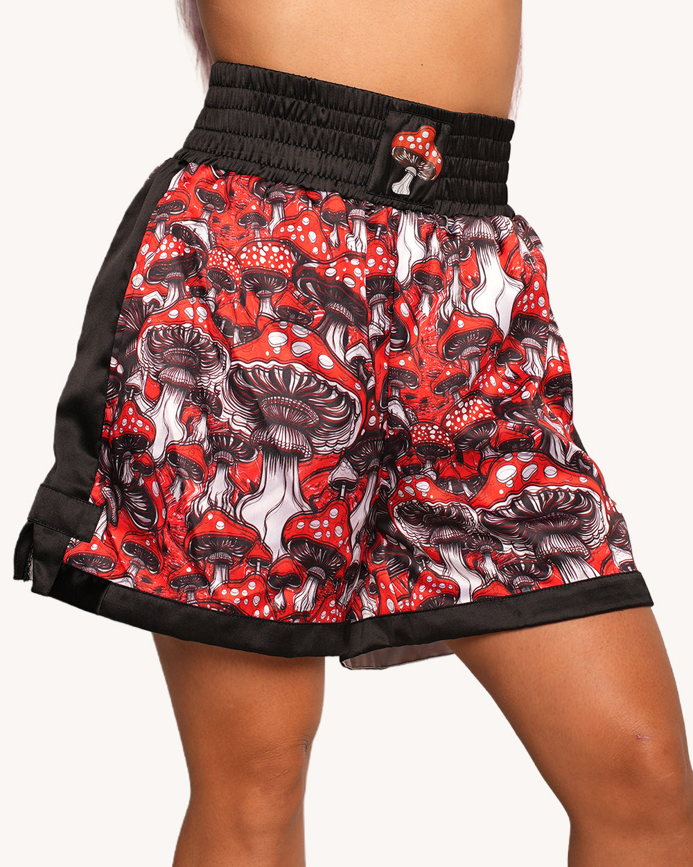 Secret of Life Mushroom Unisex Boxing Shorts - Image 4