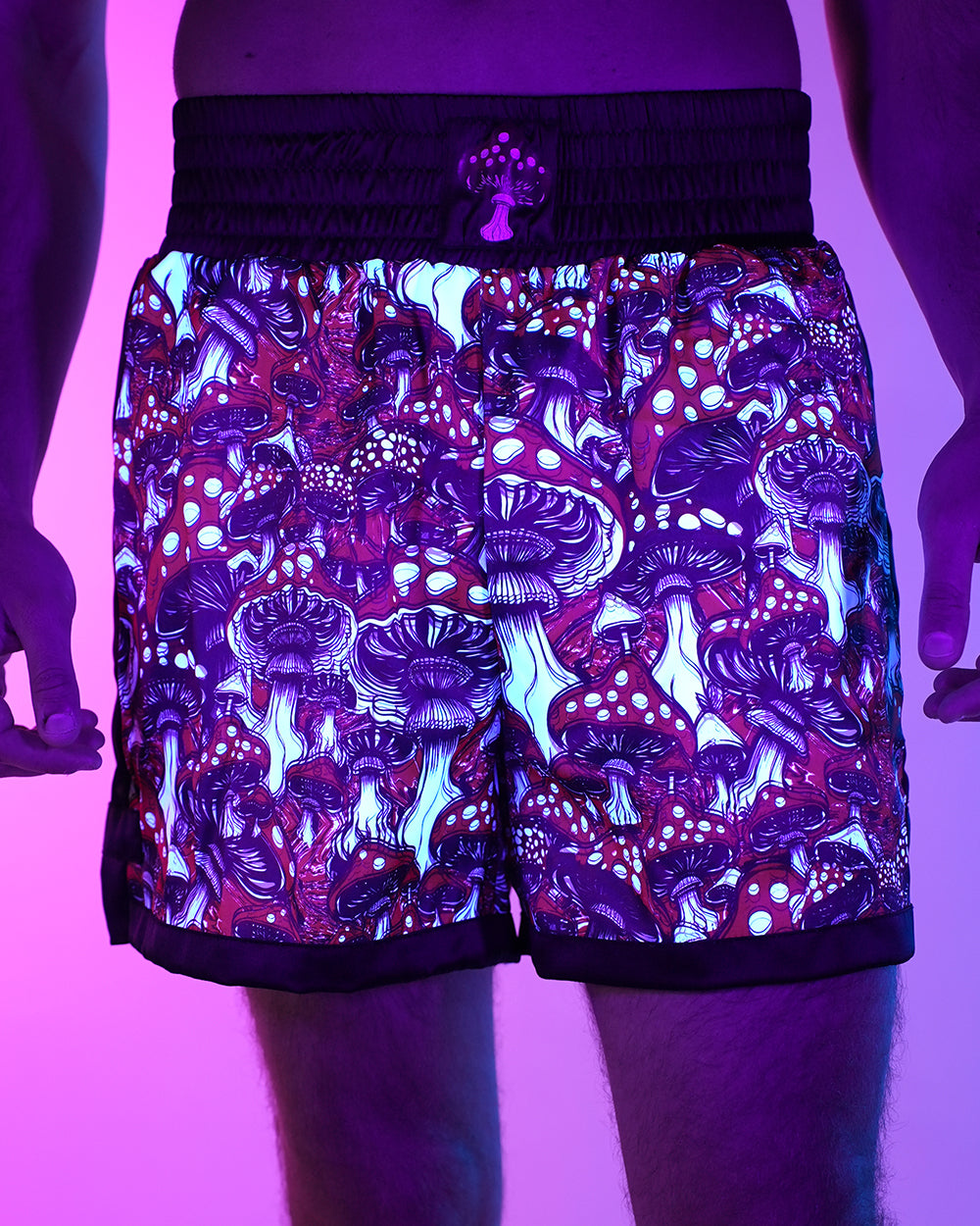 Secret of Life Mushroom Unisex Boxing Shorts-Men