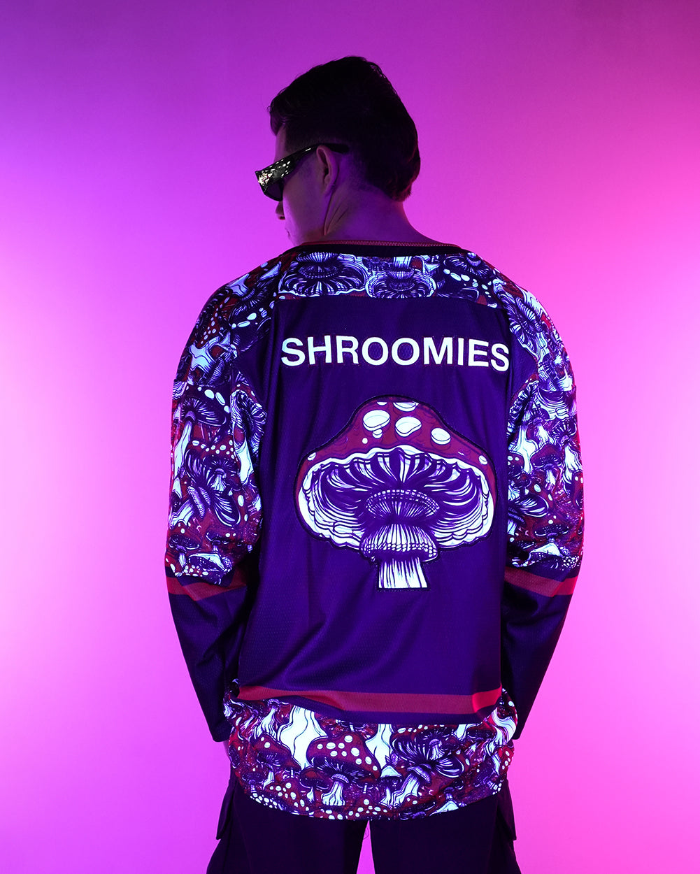 Secret of Life Mushroom Unisex Hockey Jersey-Men