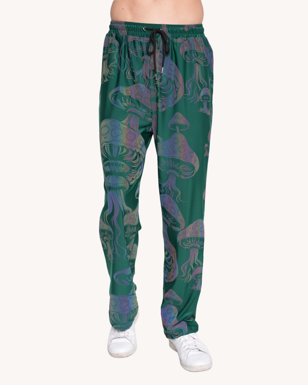 Secret of Life Mushroom Green Reflective Harem Pants - Image 1