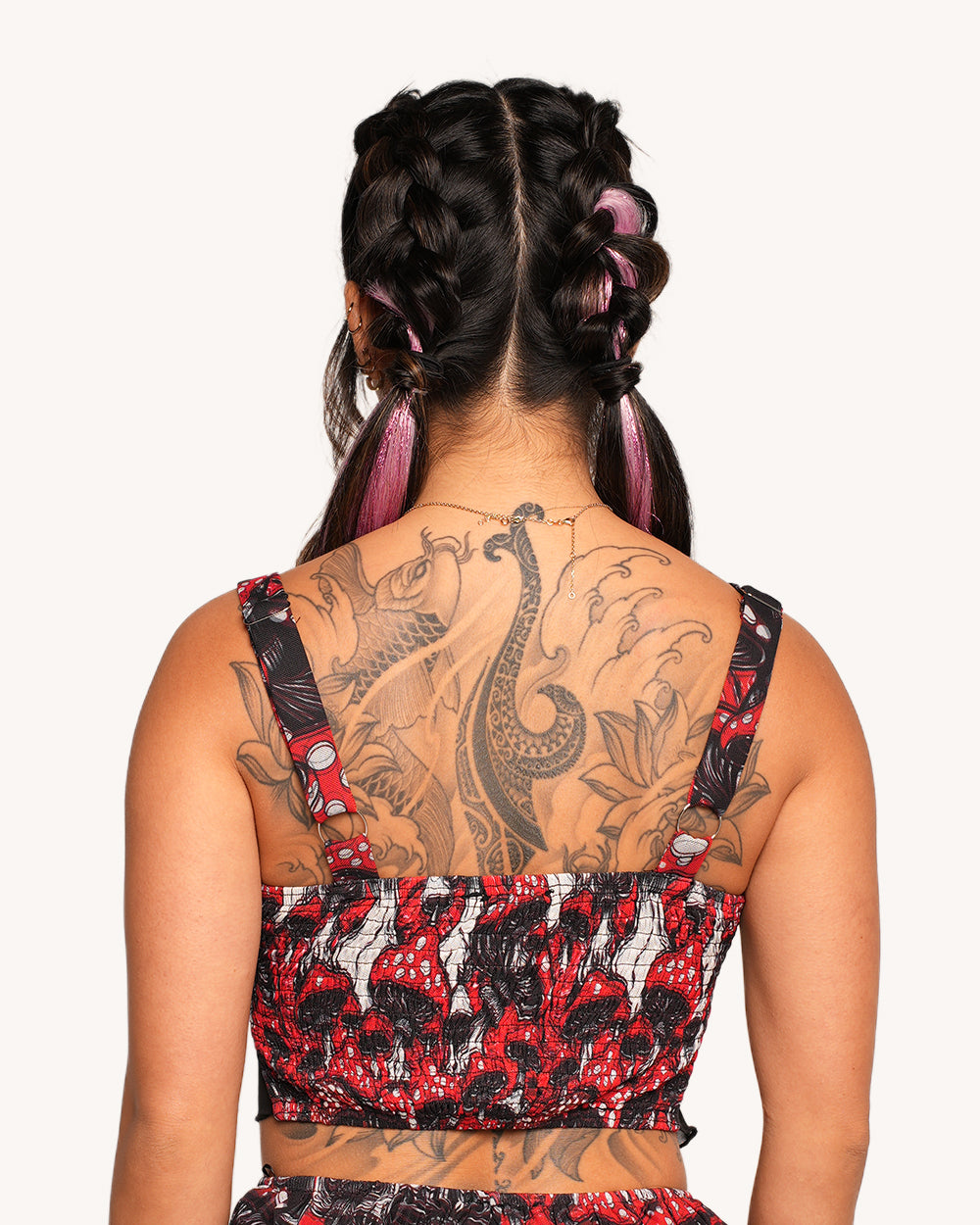 Secret of Life Mushroom Ruffle Top - Image 1