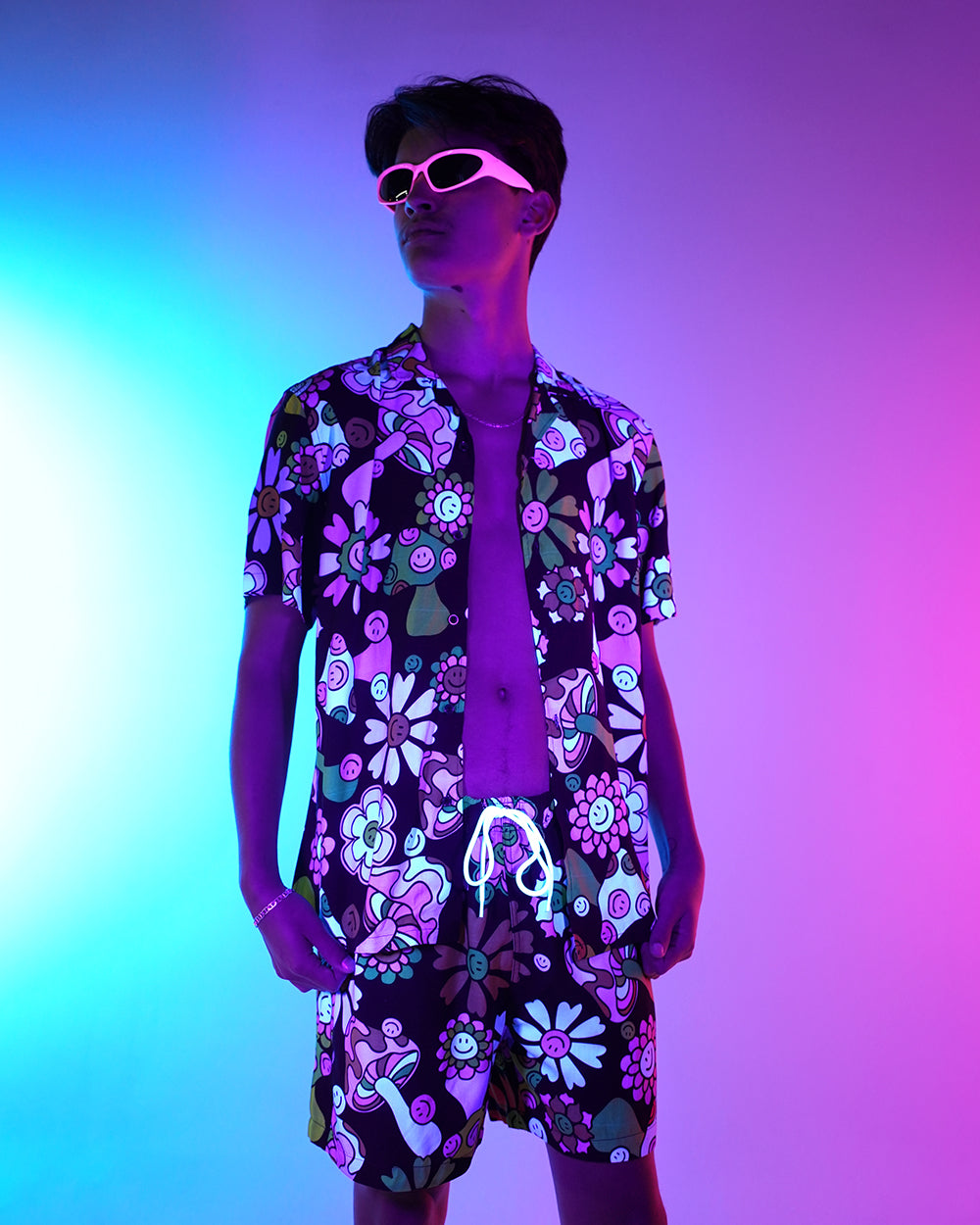 Shroom Bloom Camp Shirt-Men