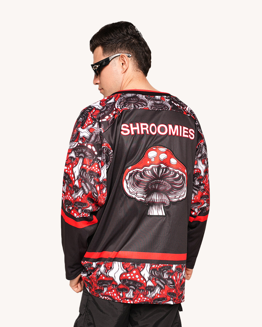 Secret of Life Mushroom Unisex Hockey Jersey-Men