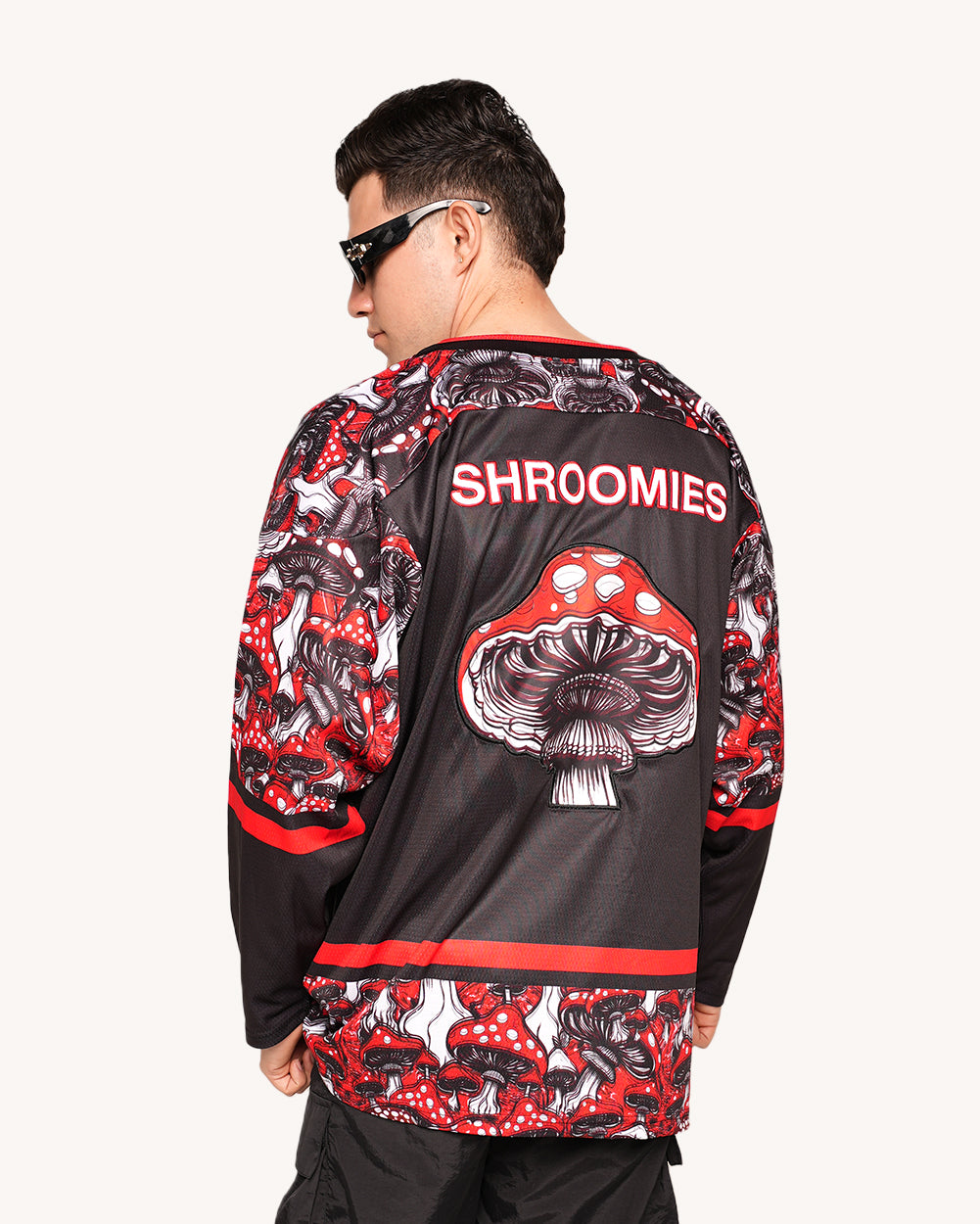 Secret of Life Mushroom Unisex Hockey Jersey-Men