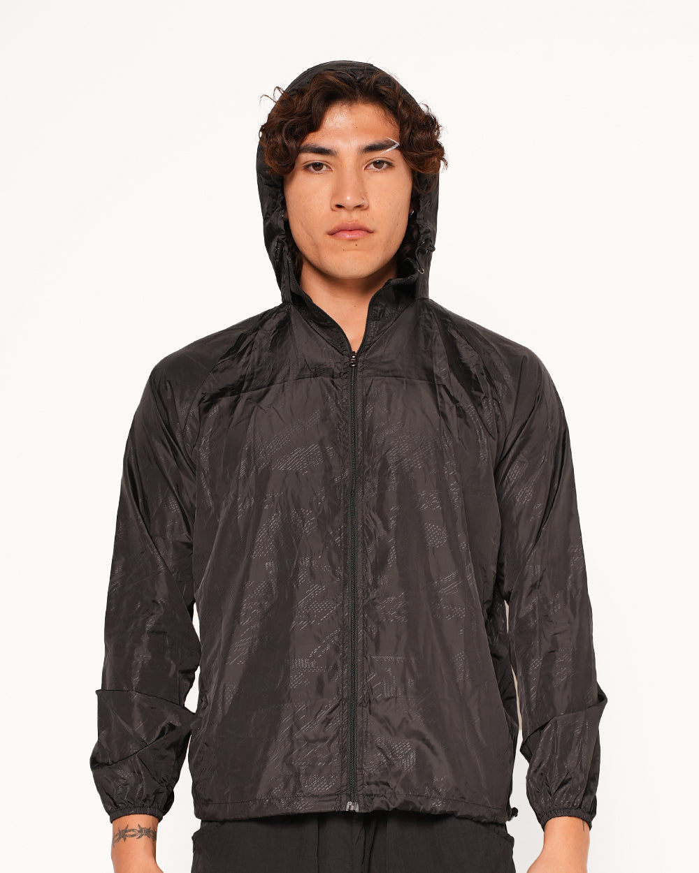Side Questing Packable Windbreaker - Image 1