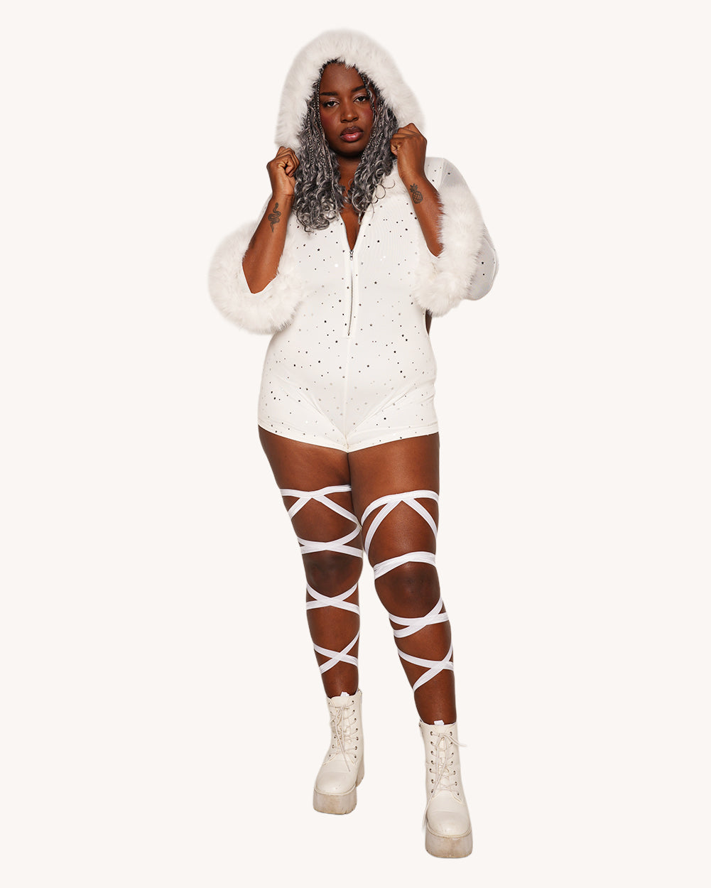 Skybound Hooded Romper - Image 38397529325751