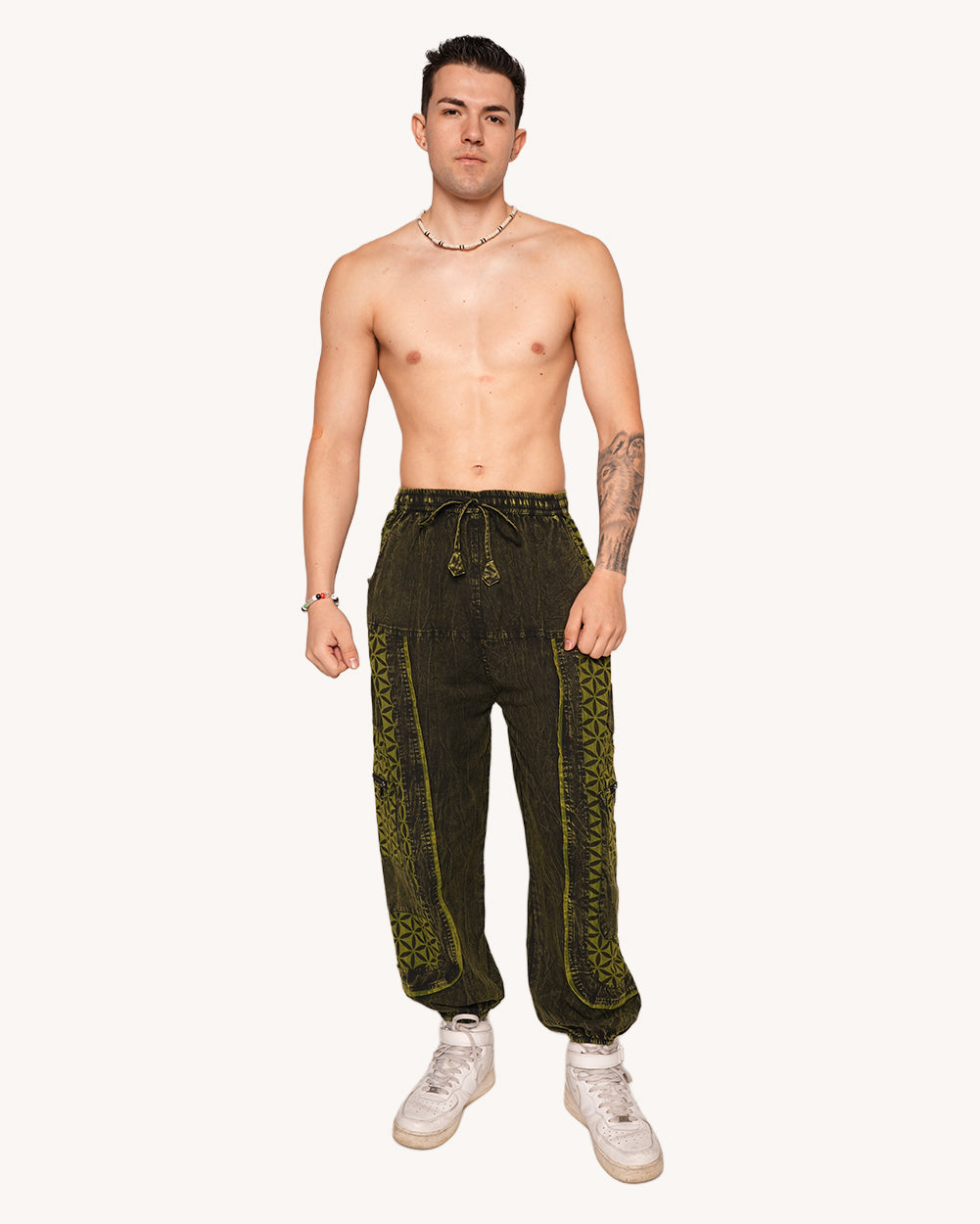 Smokey Sage Harem Pants-Men