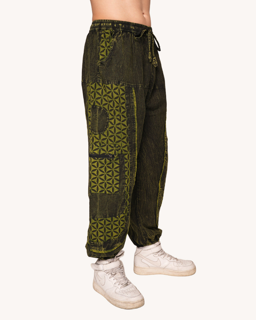 Smokey Sage Harem Pants - Image 1