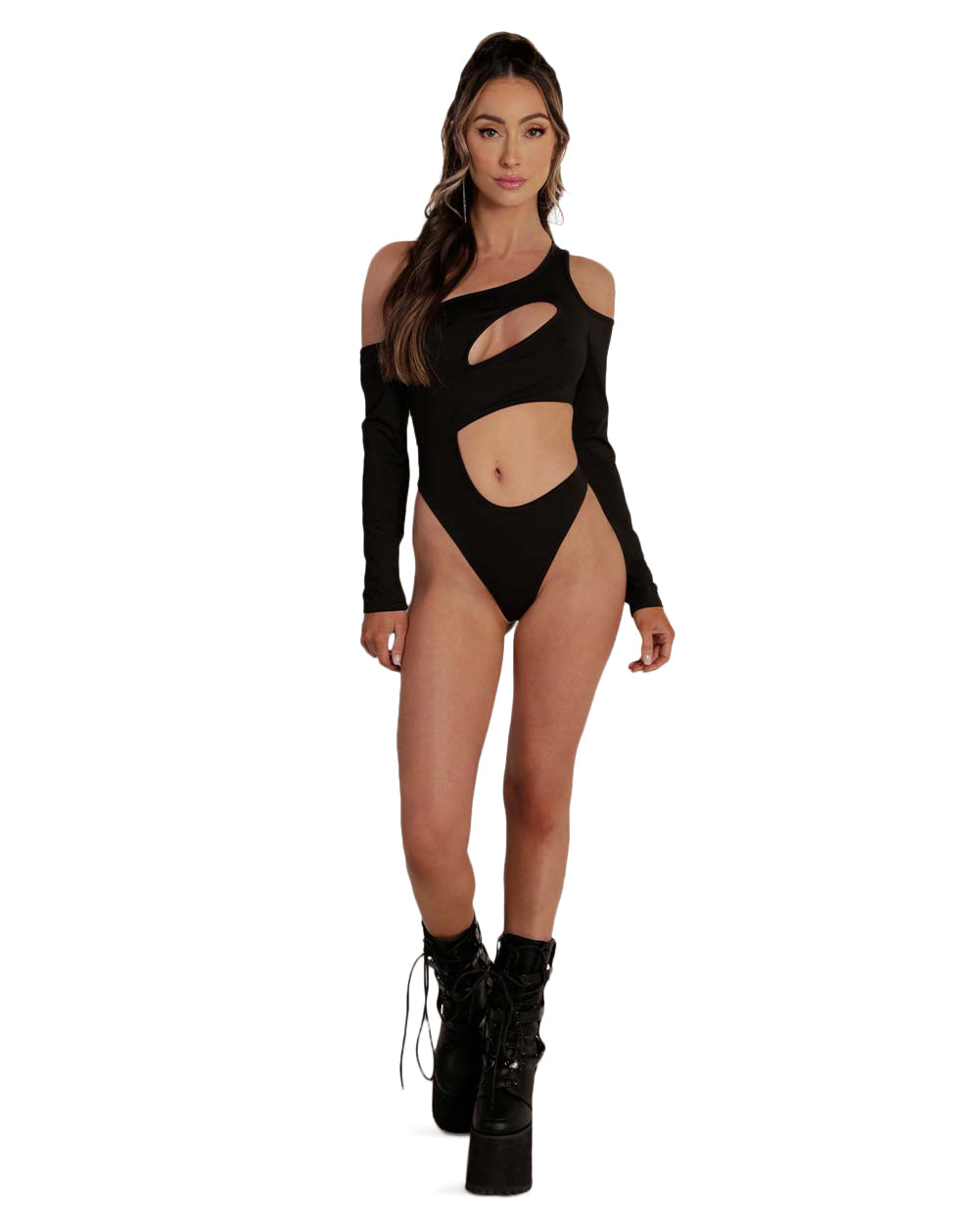 Sorry, Next Cutout Bodysuit-Black-Full--Hannah---S