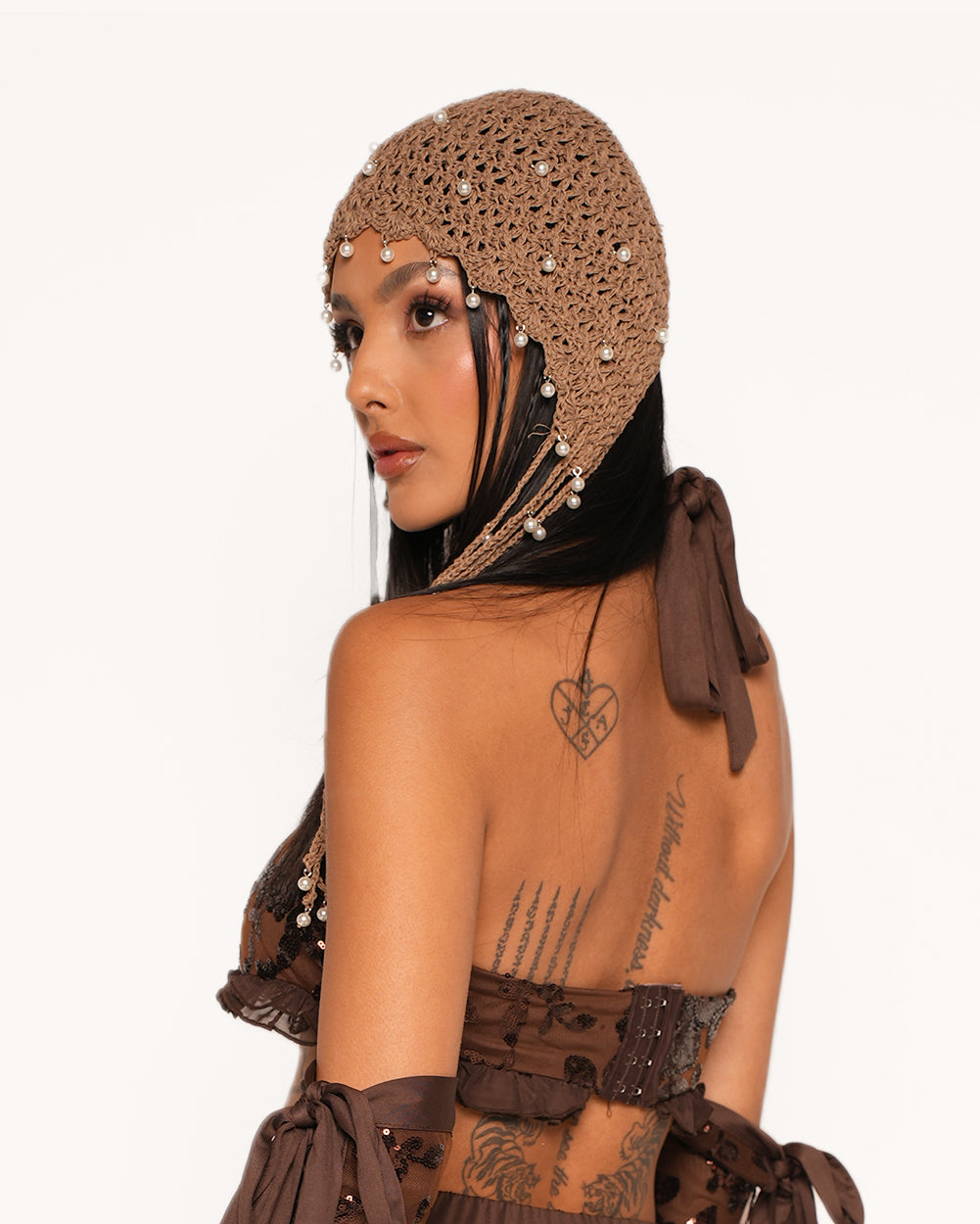 Bohemian Princess Sequin Ruffle O-Ring Top with Sleeves - Image 32008739029175