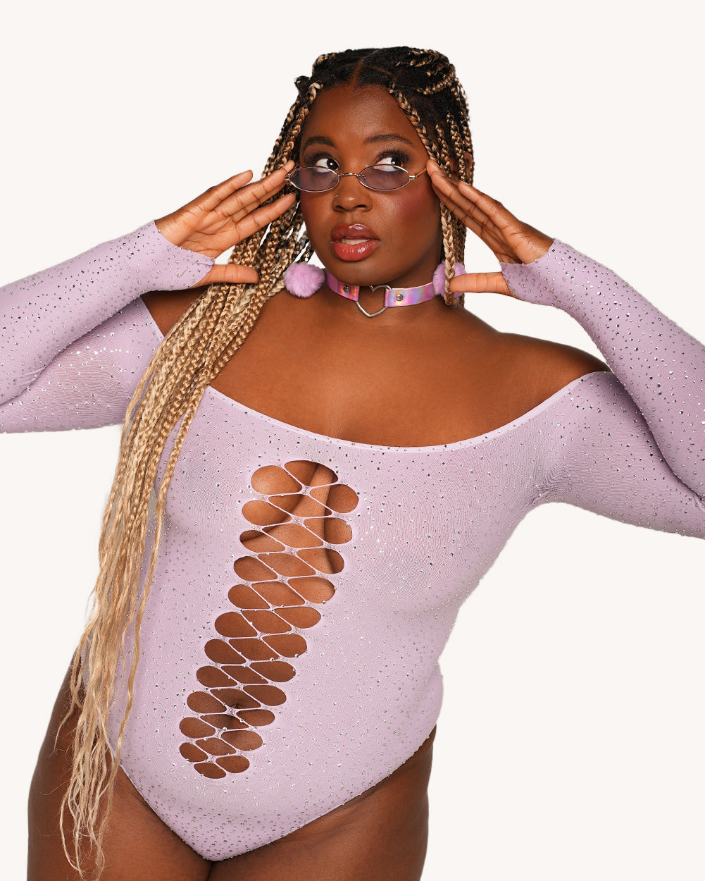 Spotlight Moments Bodysuit - Lavender - Image 32288878723255