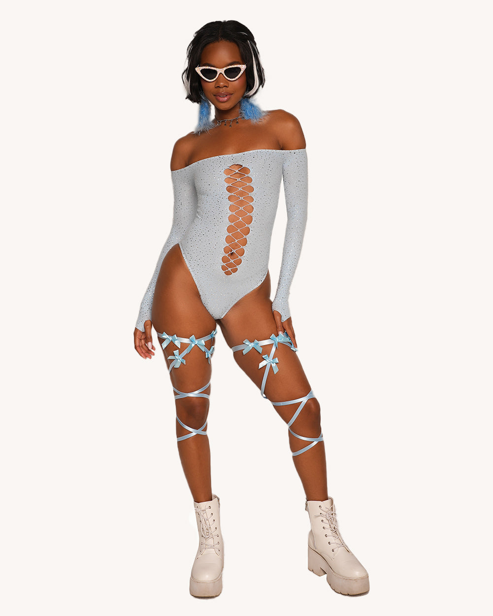 Spotlight Moments Bodysuit - Baby Blue - Image 32256992903351