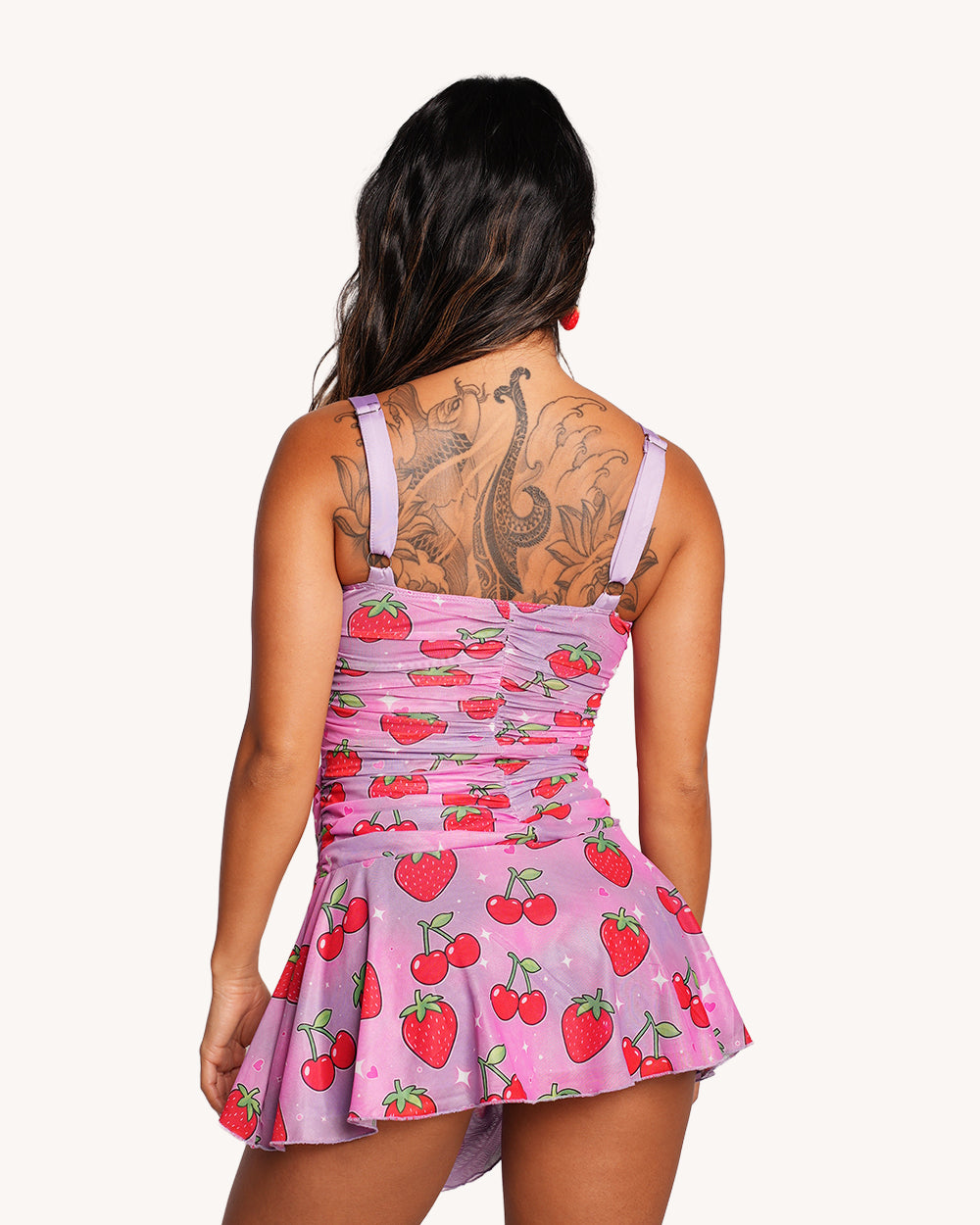 Strawberry Swing Mini Dress - Image 1