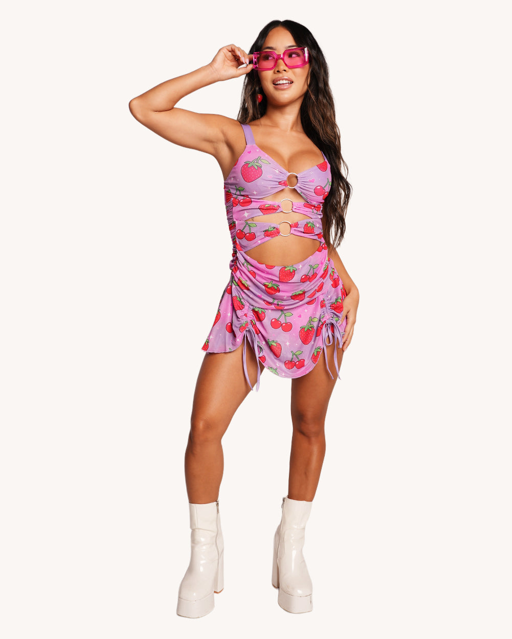 Strawberry Swing Mini Dress - Image 37232164044983