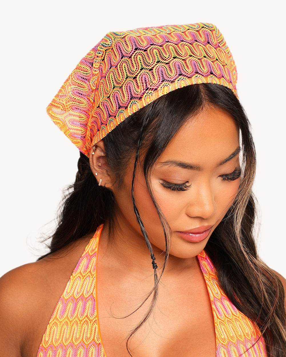 Sunkissed Top with Head Scarf - Image 34547529285815