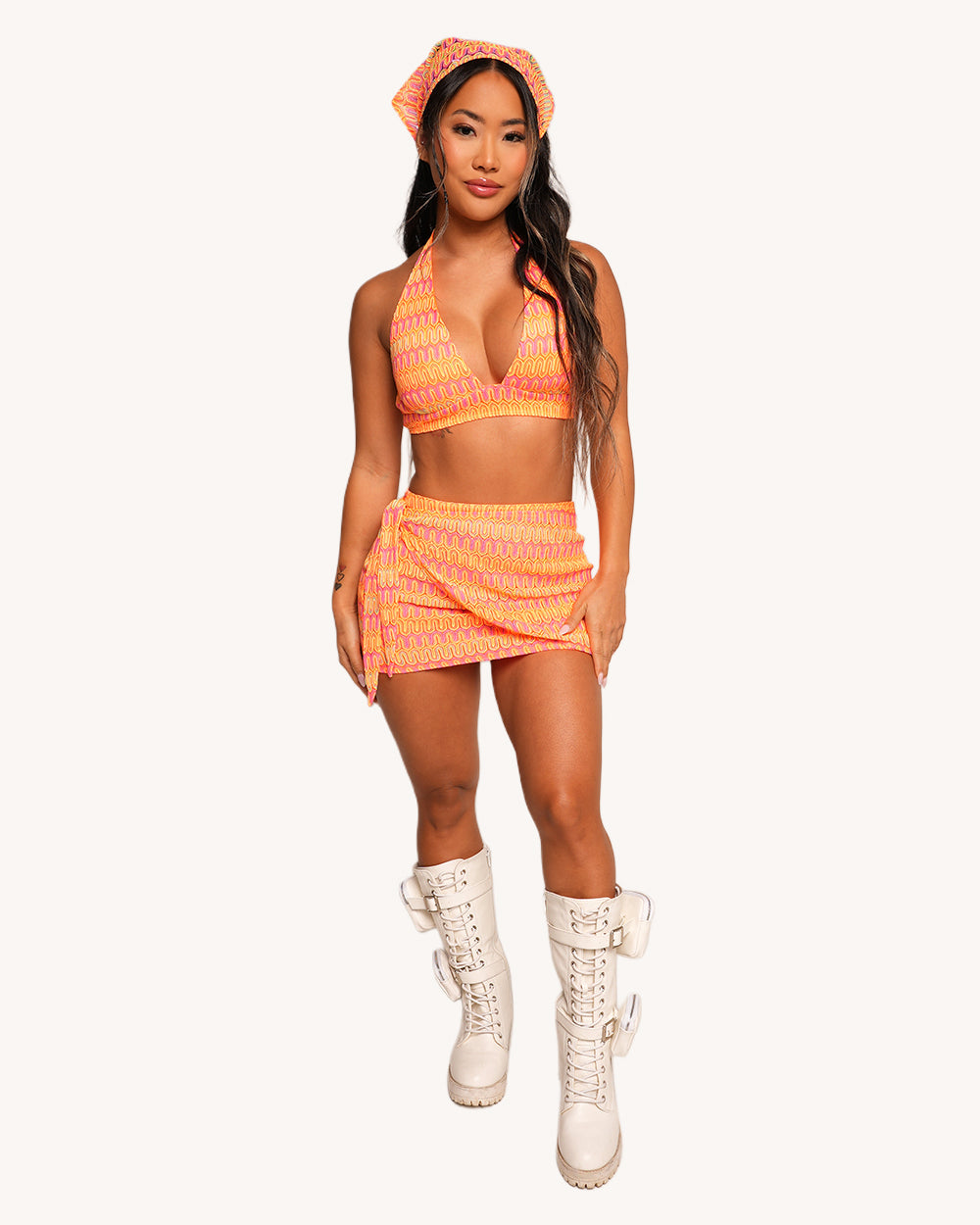 Sunkissed Top with Head Scarf - Image 3