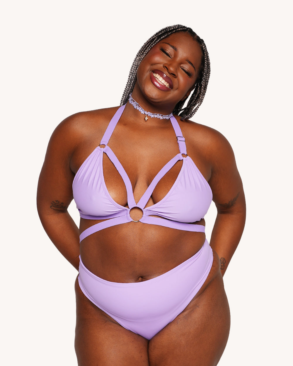 Sweet 'n' Spicy 2 Piece Set - Lavender - Image 36072809693367