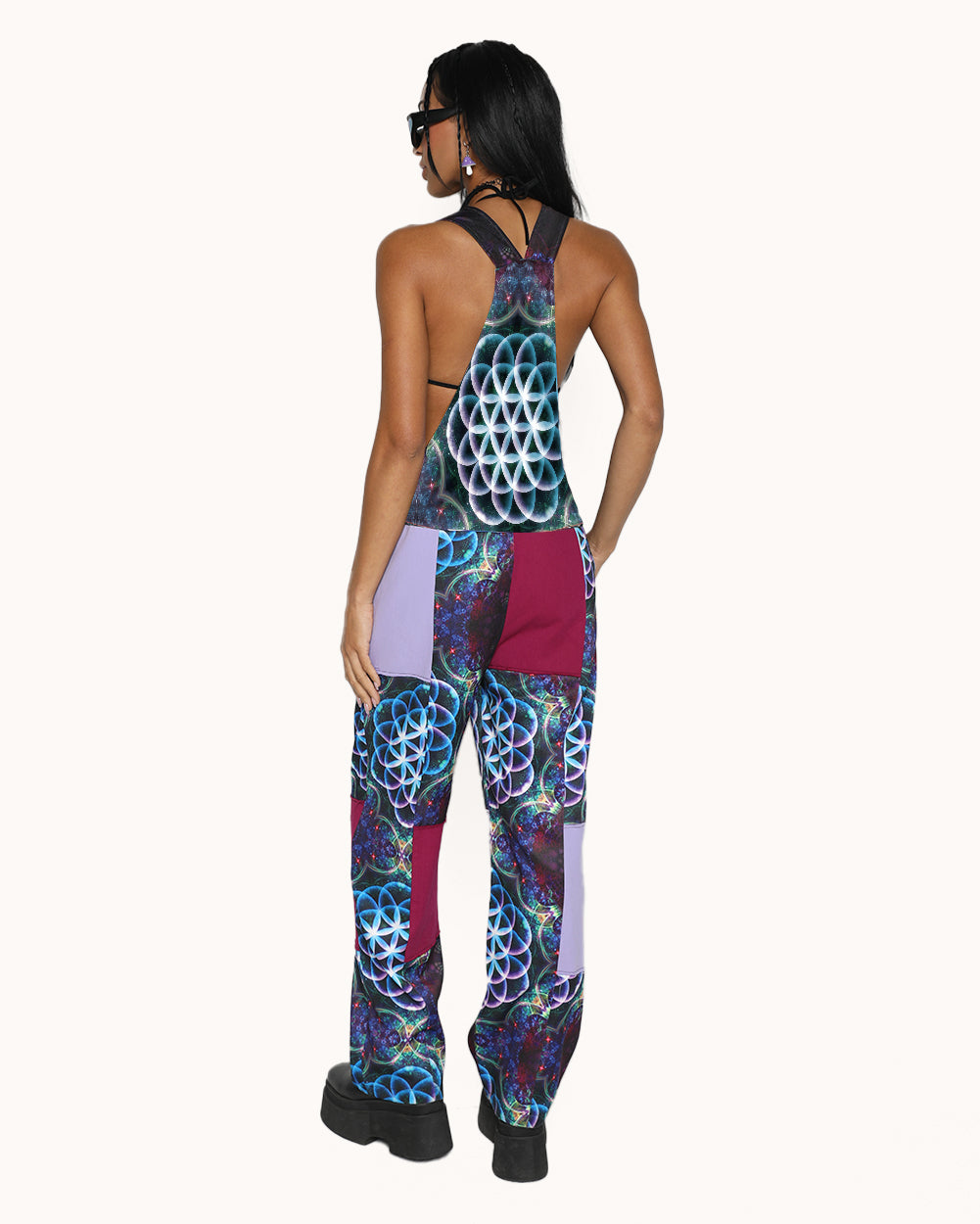 Third Eye Awakening Unisex Overalls-Back