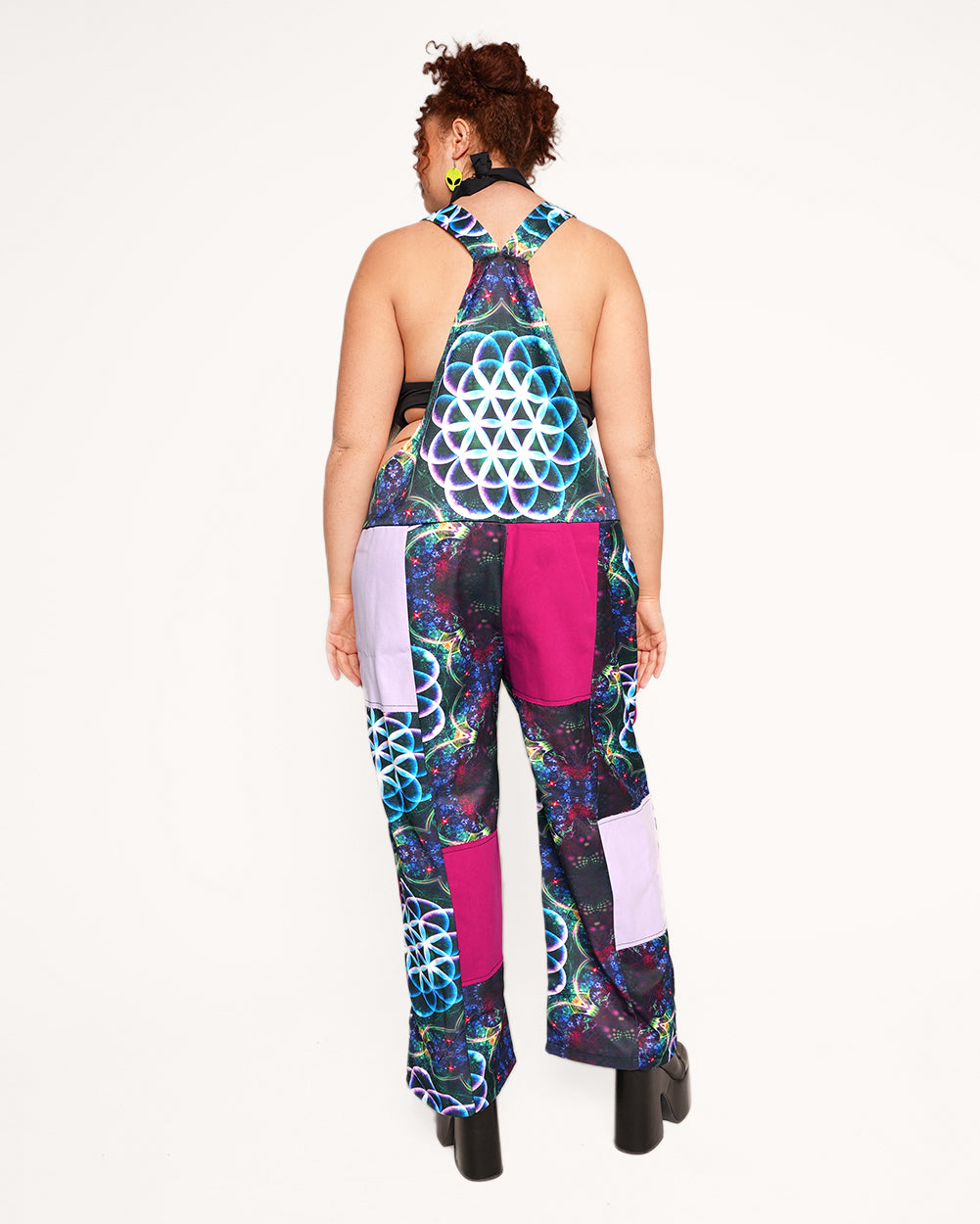 Third Eye Awakening Unisex Overalls-C1-Back 66caac00-21d4-428e-a610-341f558e488e