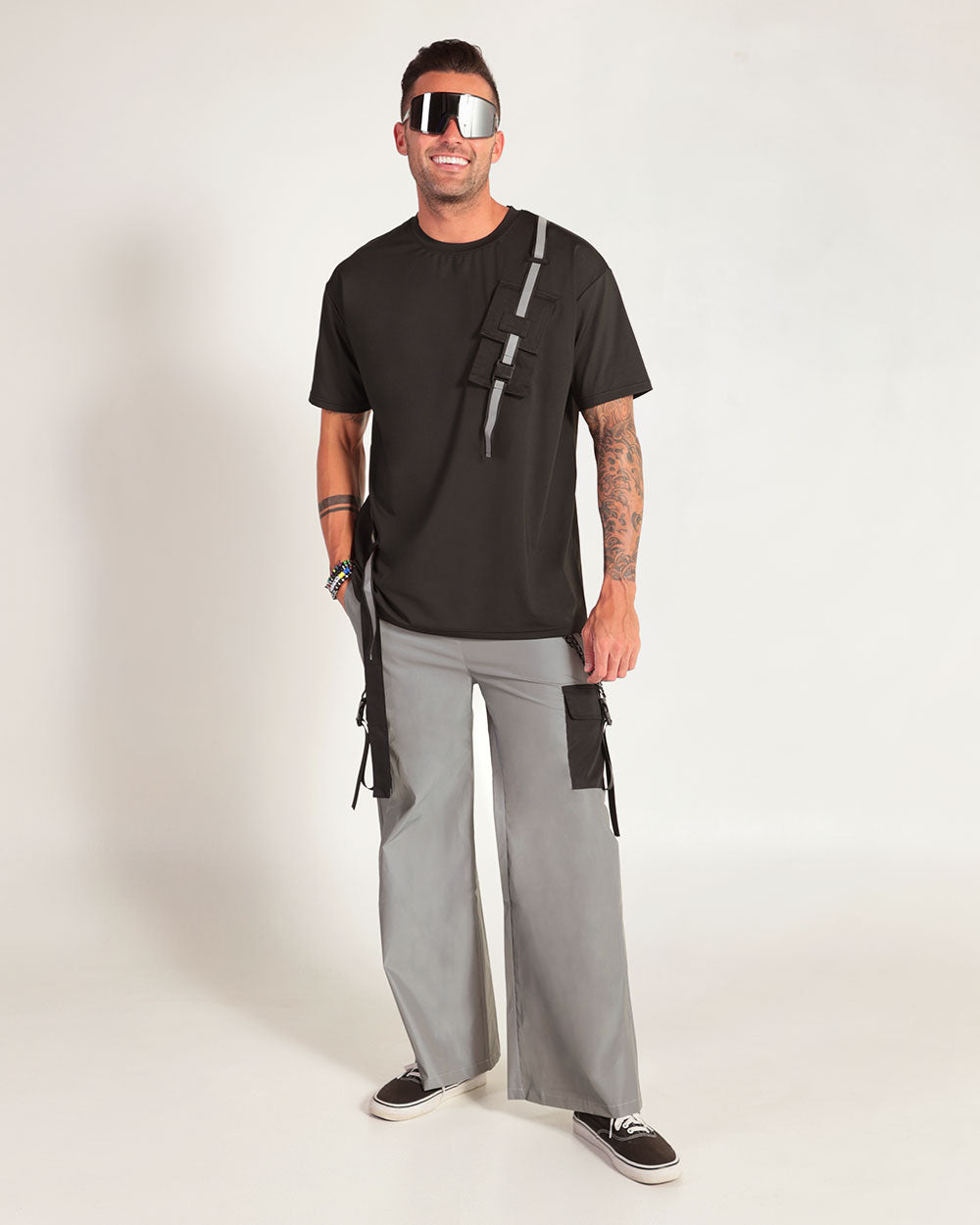 Thunder Flash Reflective Men's Tee-Men